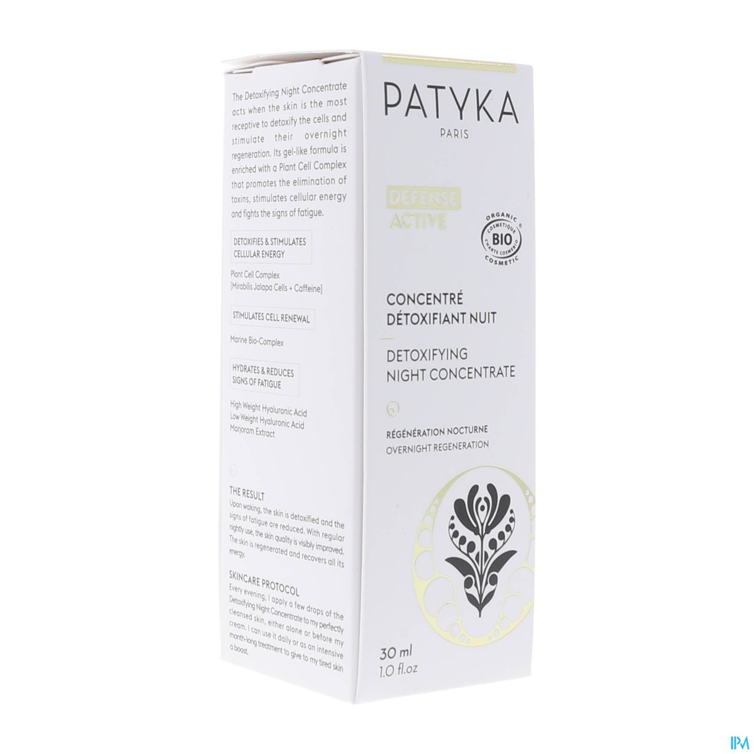 PATYKA DEF ACT CONC DETOX NUIT30ML
