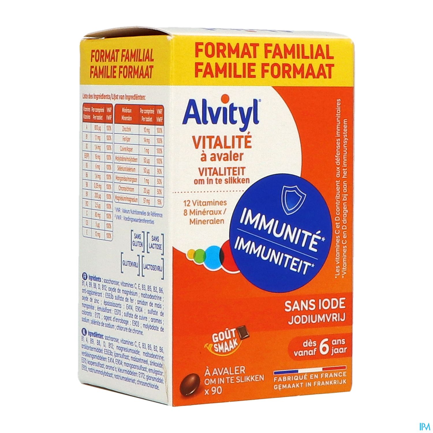 ALVITYL VITALITE A AVALER CPR B/90