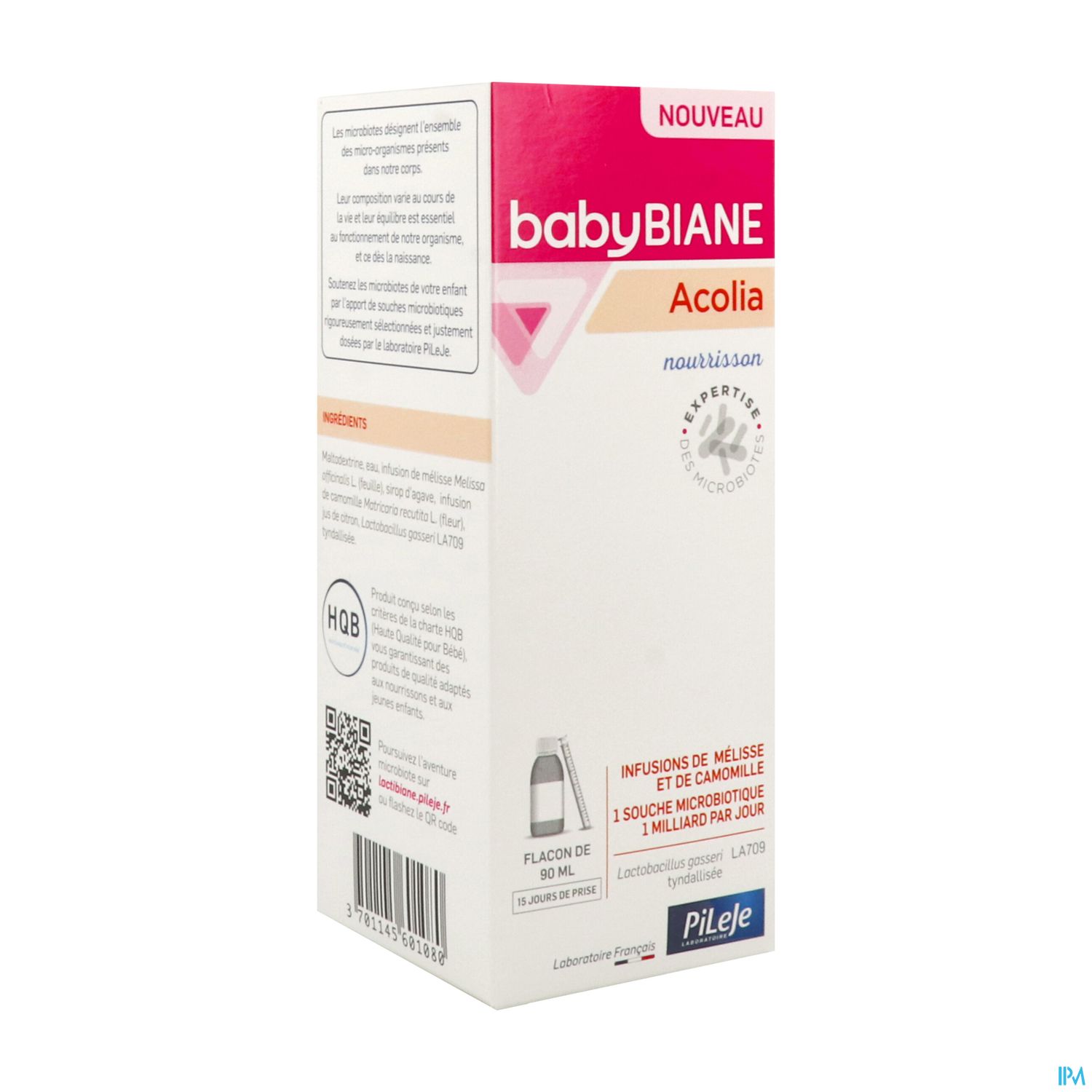 Pileje Babybiane Acolia Flacon 90ml
