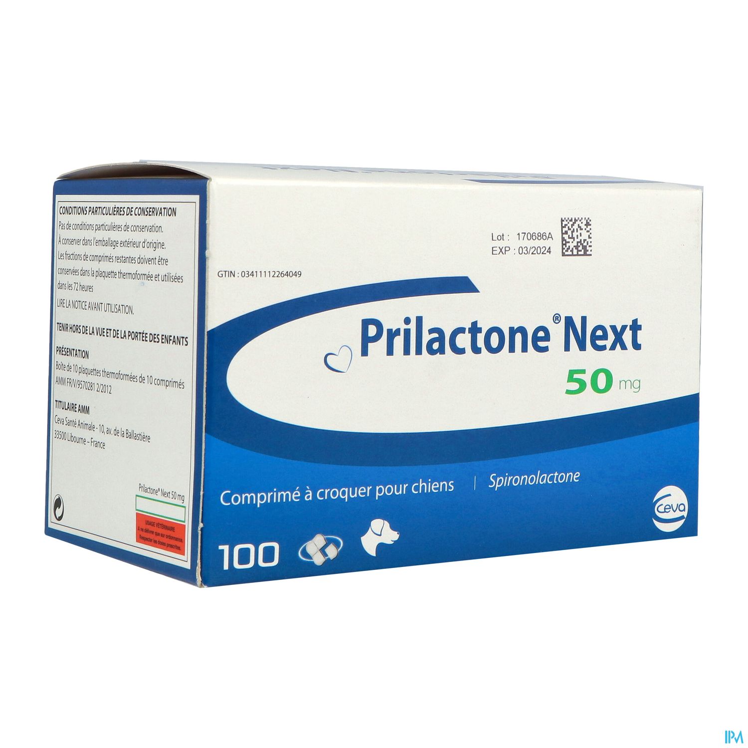 Prilactone Next 50mg Comprime 100
