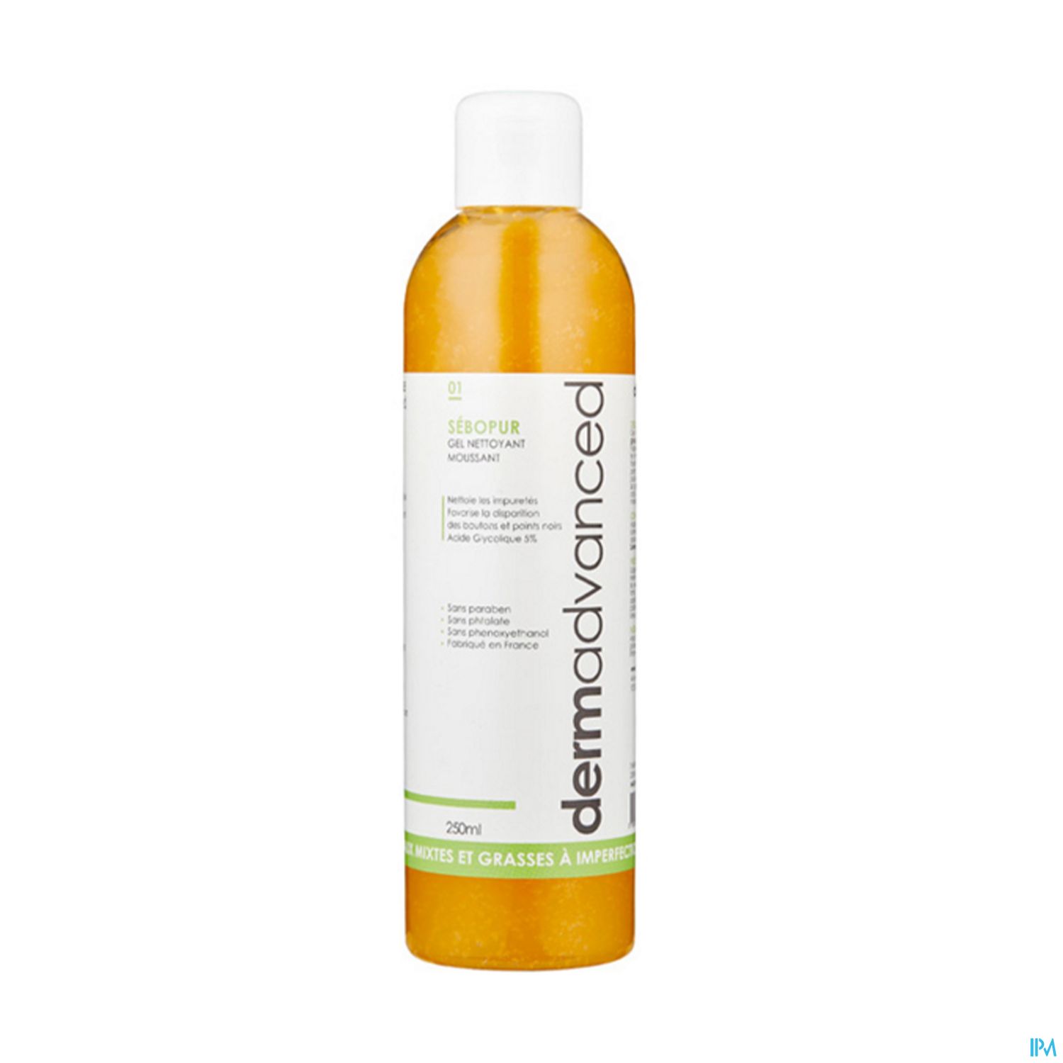 Dermadvanced Sebopur Gel Nettoyant Moussant 250ml