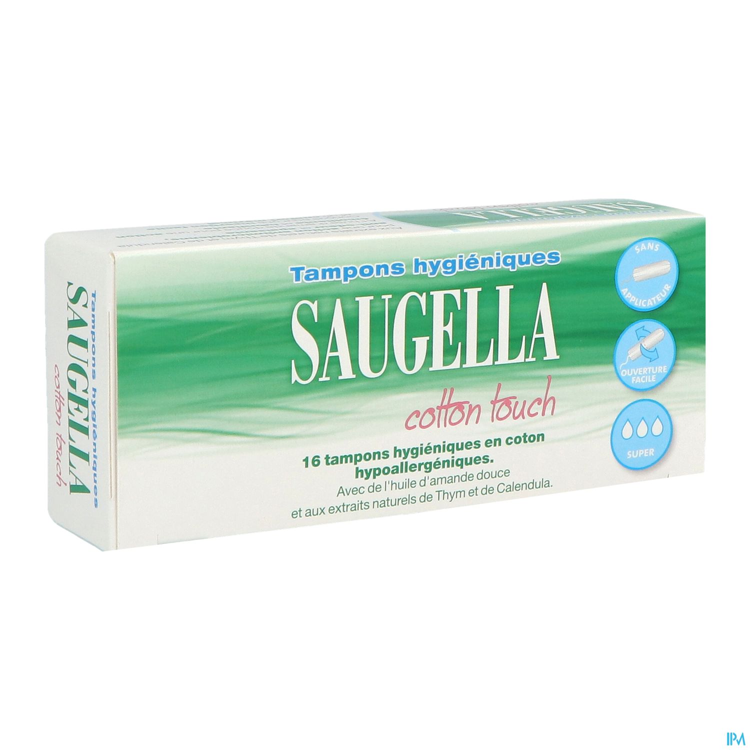 SAUGELLA COT TOUCH TAMP SUPER 16