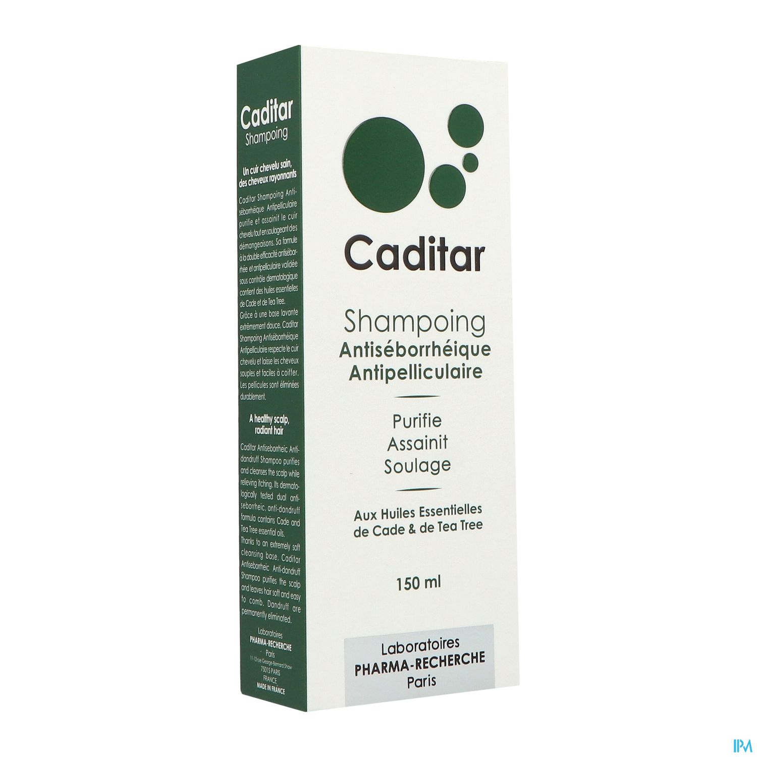 CADITAR SH A/PEL SEBORRH 150ML