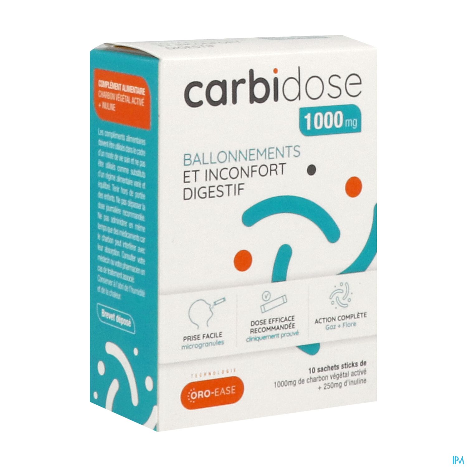 CARBIDOSE 1000MG STICK 10