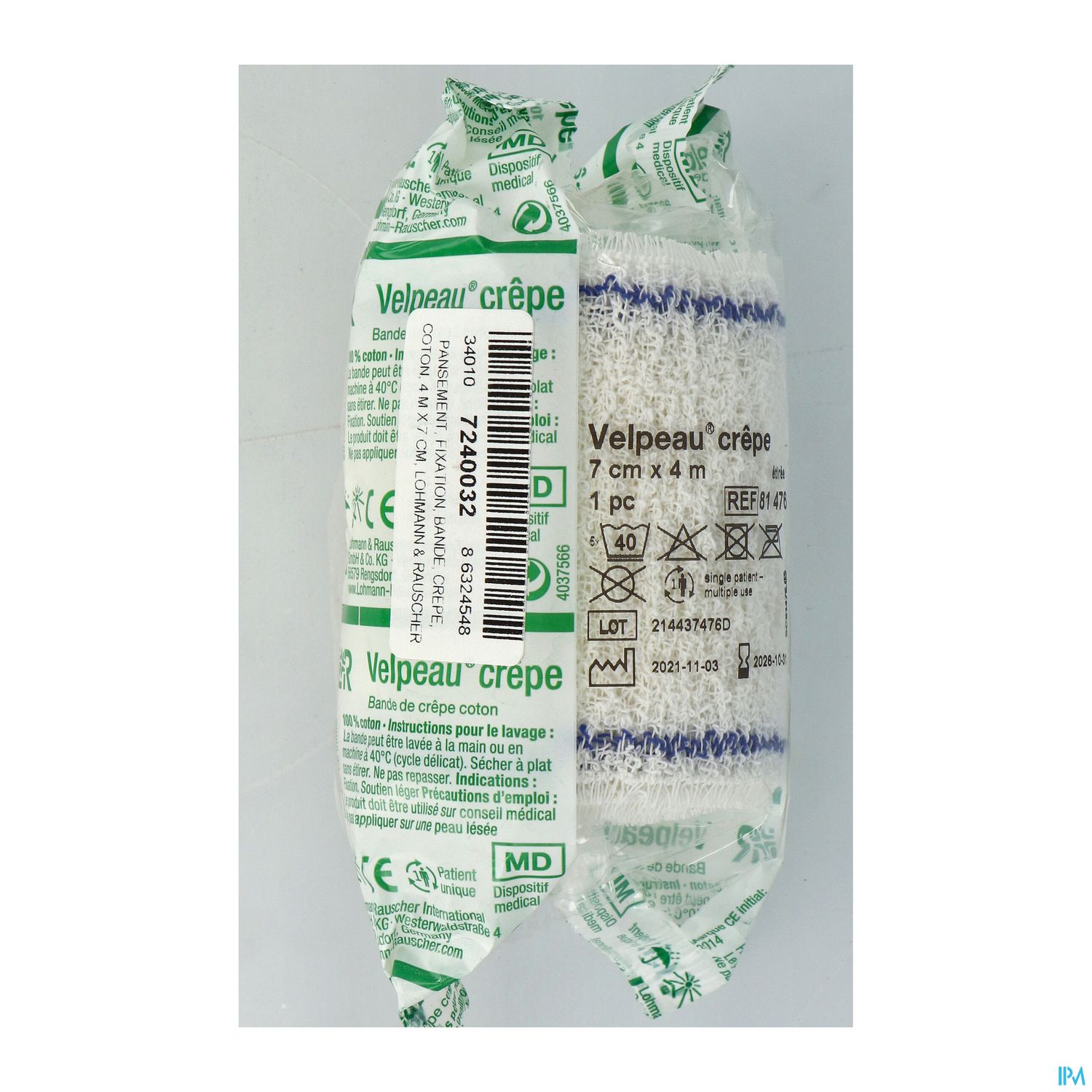BDE CREPE CELLO VELPEAU 7CMX4M