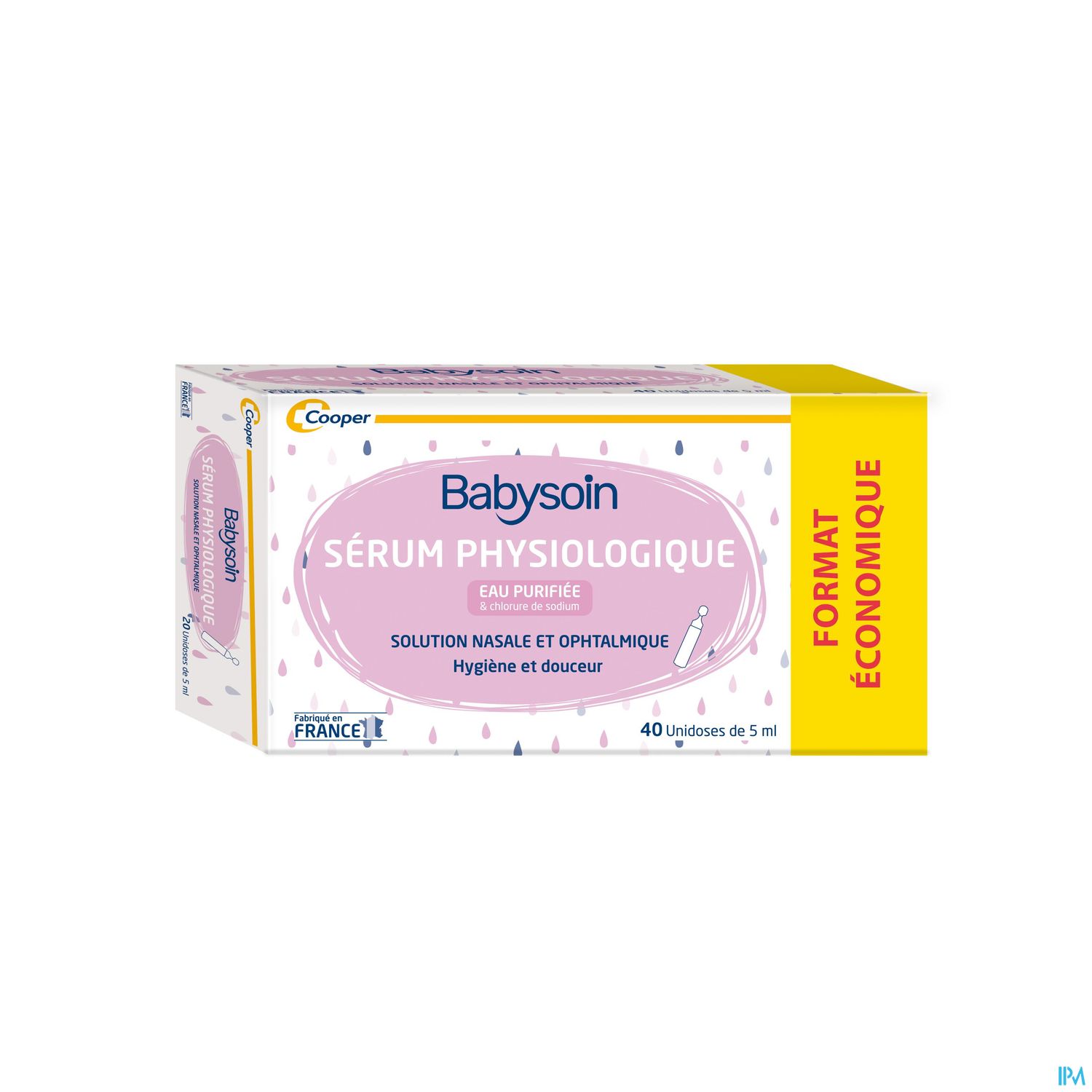 Cooper Babysoin Serum Physiologique Unidose 40