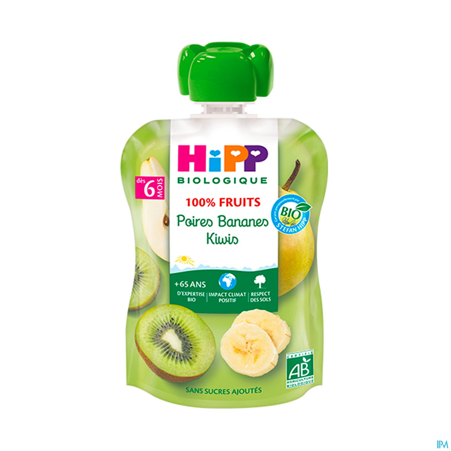 HIPP COMPOTE POIR BAN KIW GOURD90G