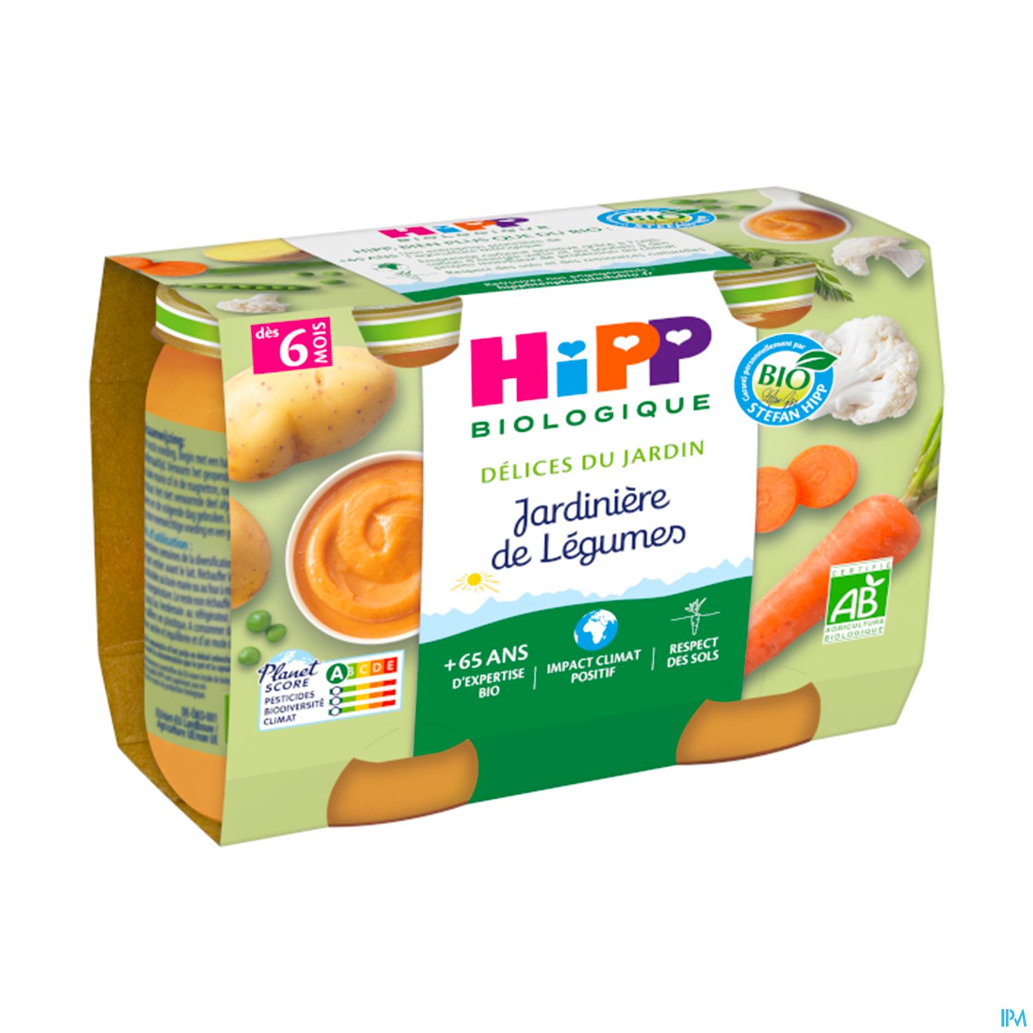 HIPP JARDINIERE LEGUME 190G X2