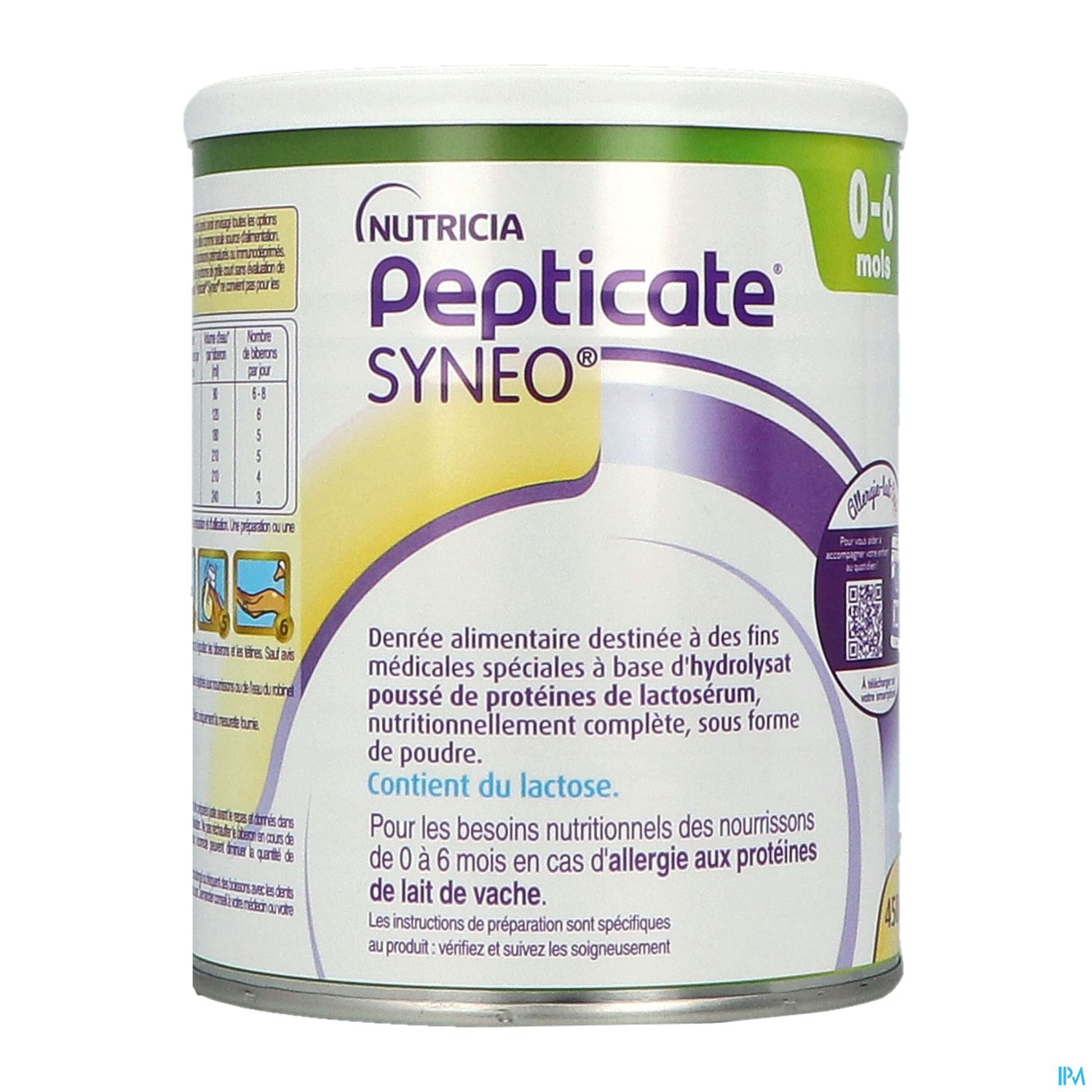 GALLIA BB EXP PEPTICATE 0-6M 450G — Pharmacie Européenne 24/24 by Nexum