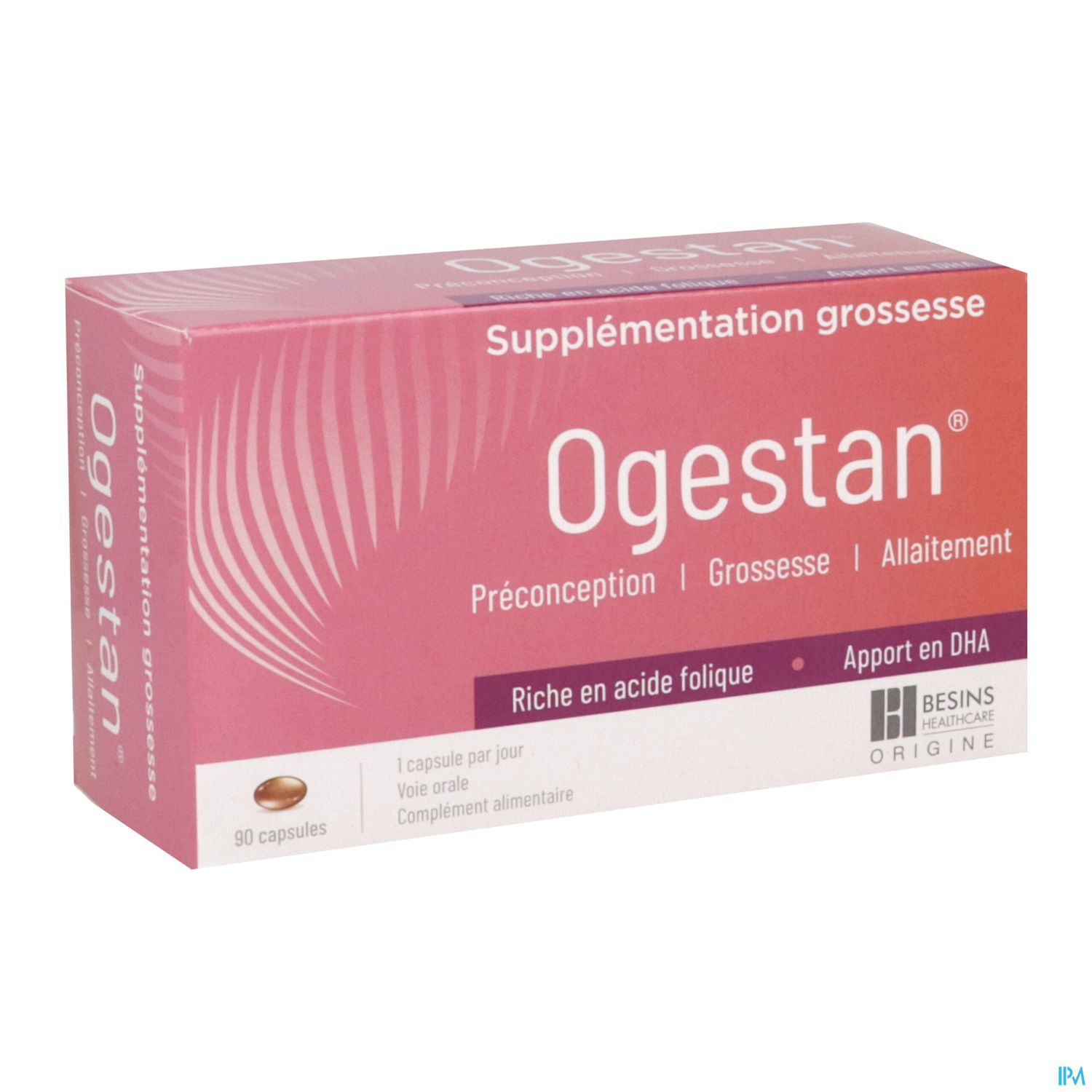 OGESTAN SUPPLEM GROSSESSE CAPS 90