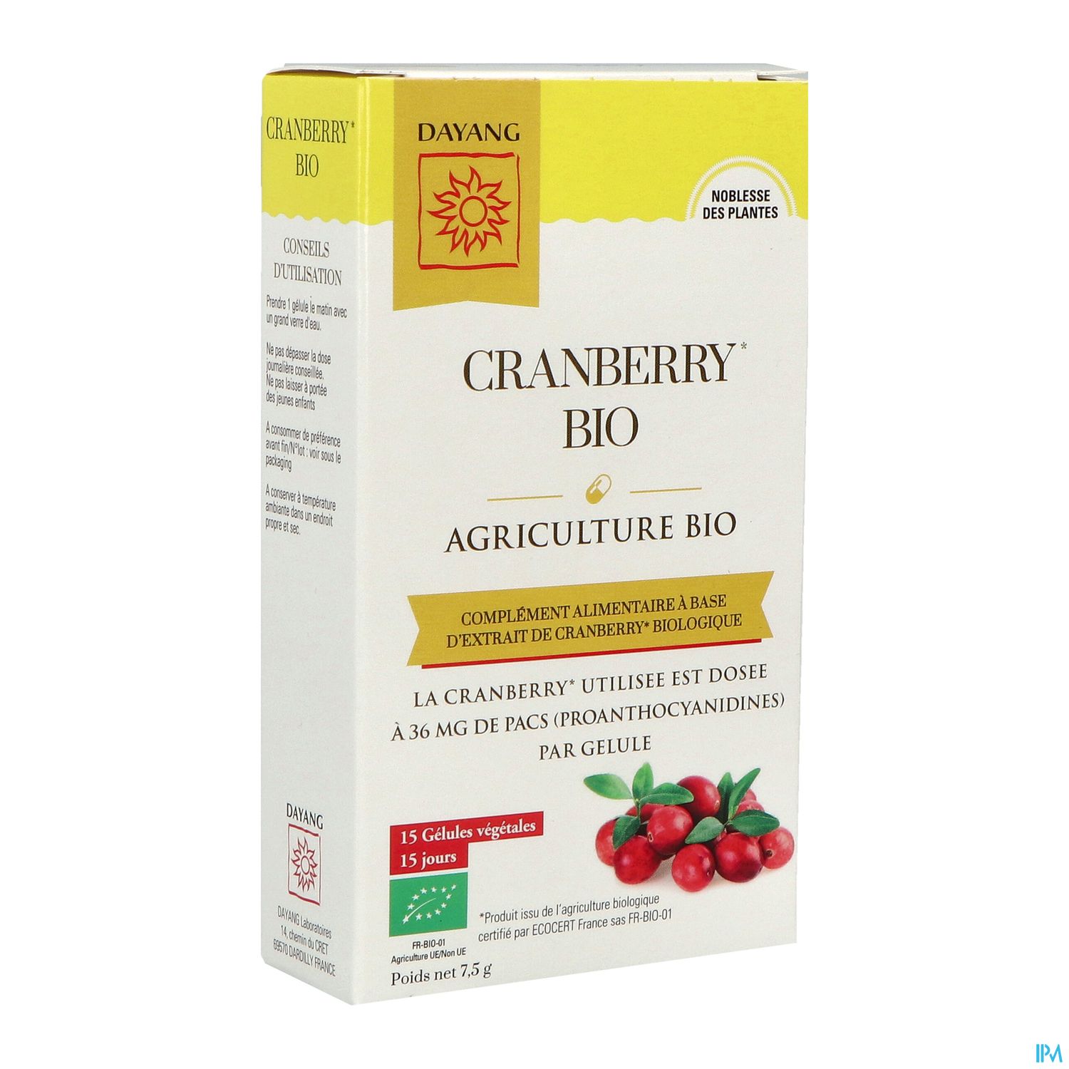 DAYANG CRANBERRY BIO GELULE 15