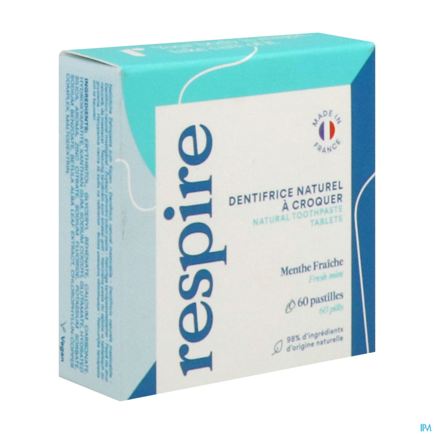Respire Dentifrice Solide Pastille 60