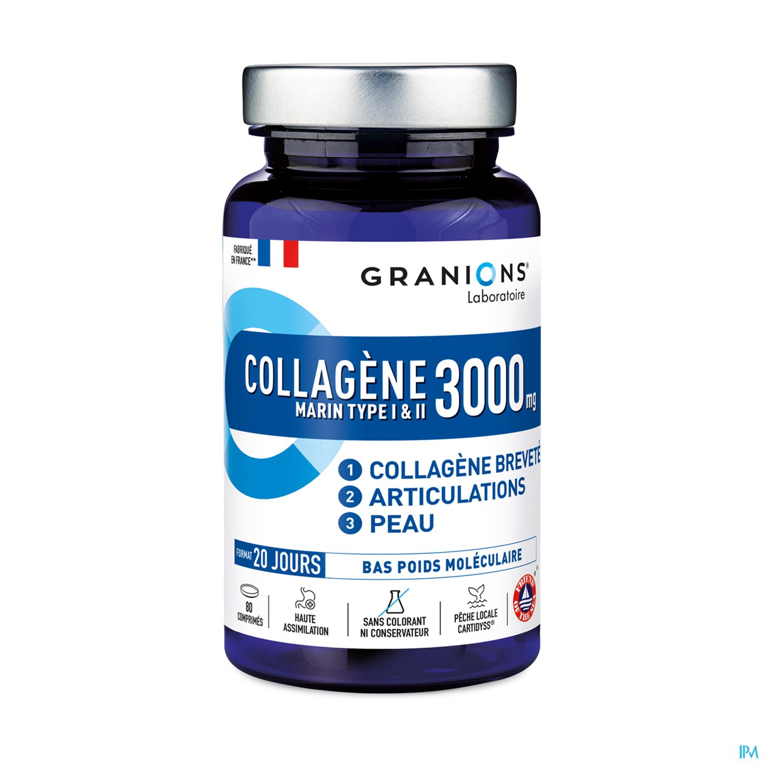 Granions Collagene Type I Et Ii Articulation Peau Comprime 80