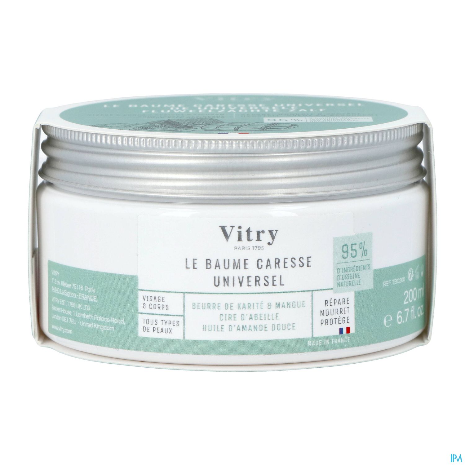 Vitry Eye Care Cosmetics Le Baume Caresse Universelle 200ml