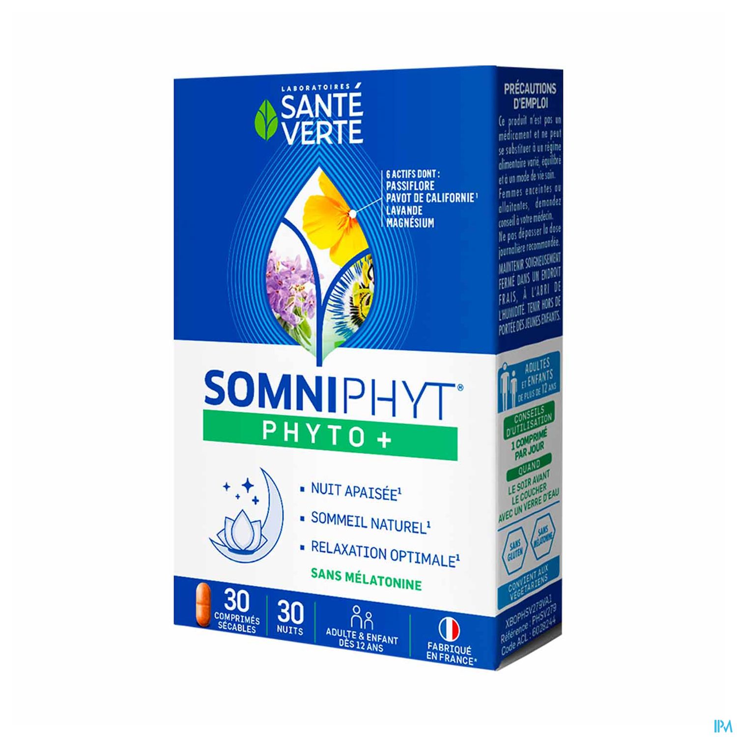 Sante Verte Somniphyt Nuit Calme Comprime 30