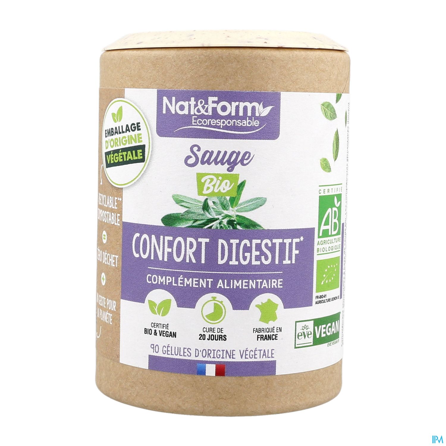 NAT&FORM ECO SAUGE BIO GELVEG90
