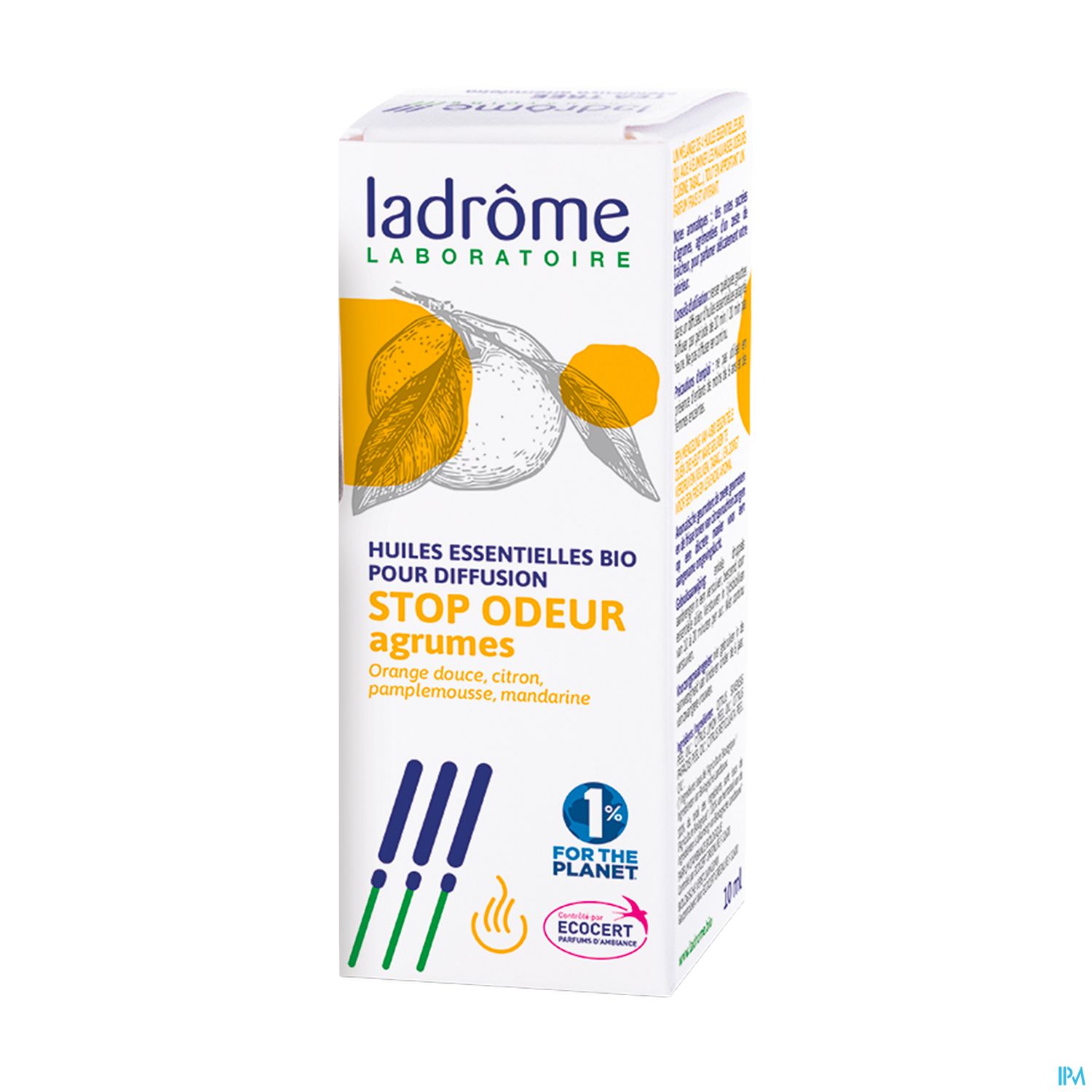 Ladrome Melange D Huile Essentielle Stop Odeur Agrumes Bio 10ml