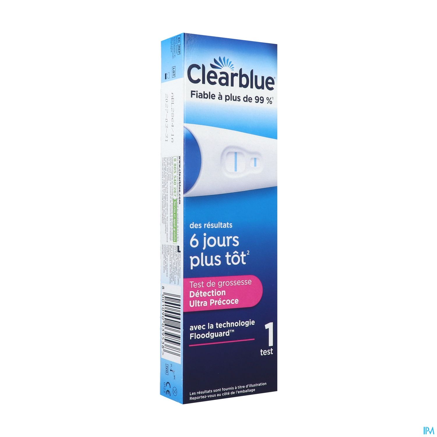 CLEARBLUE EARLY TEST GROSS DETECT PREC STYLO