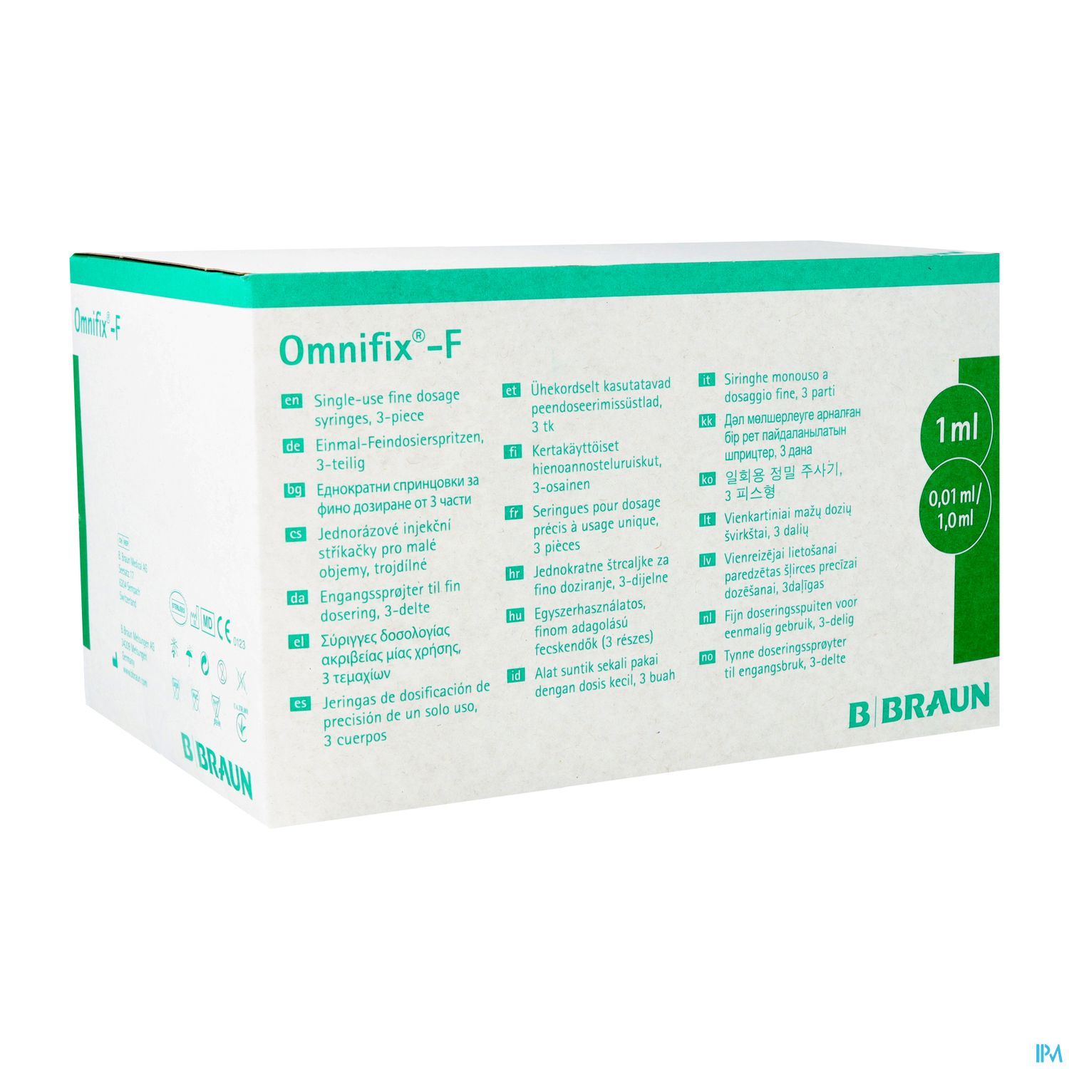 Omnifix Seringue Tuberculine Solo F 1ml