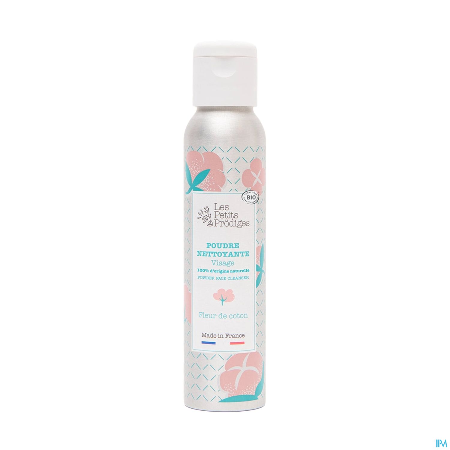Les Petits Prodiges Poudre Nettoyante Visage Fleur De Coton Bio 25g