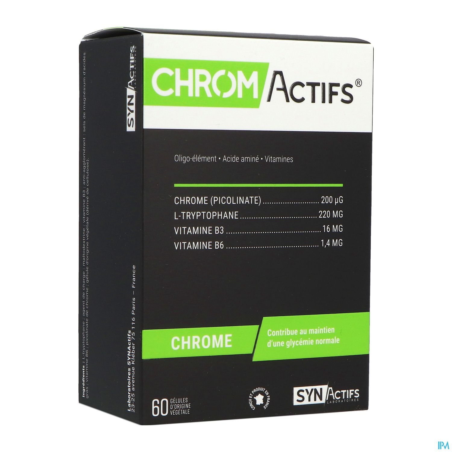 Synactifs Chrom Actifs Gelule 60