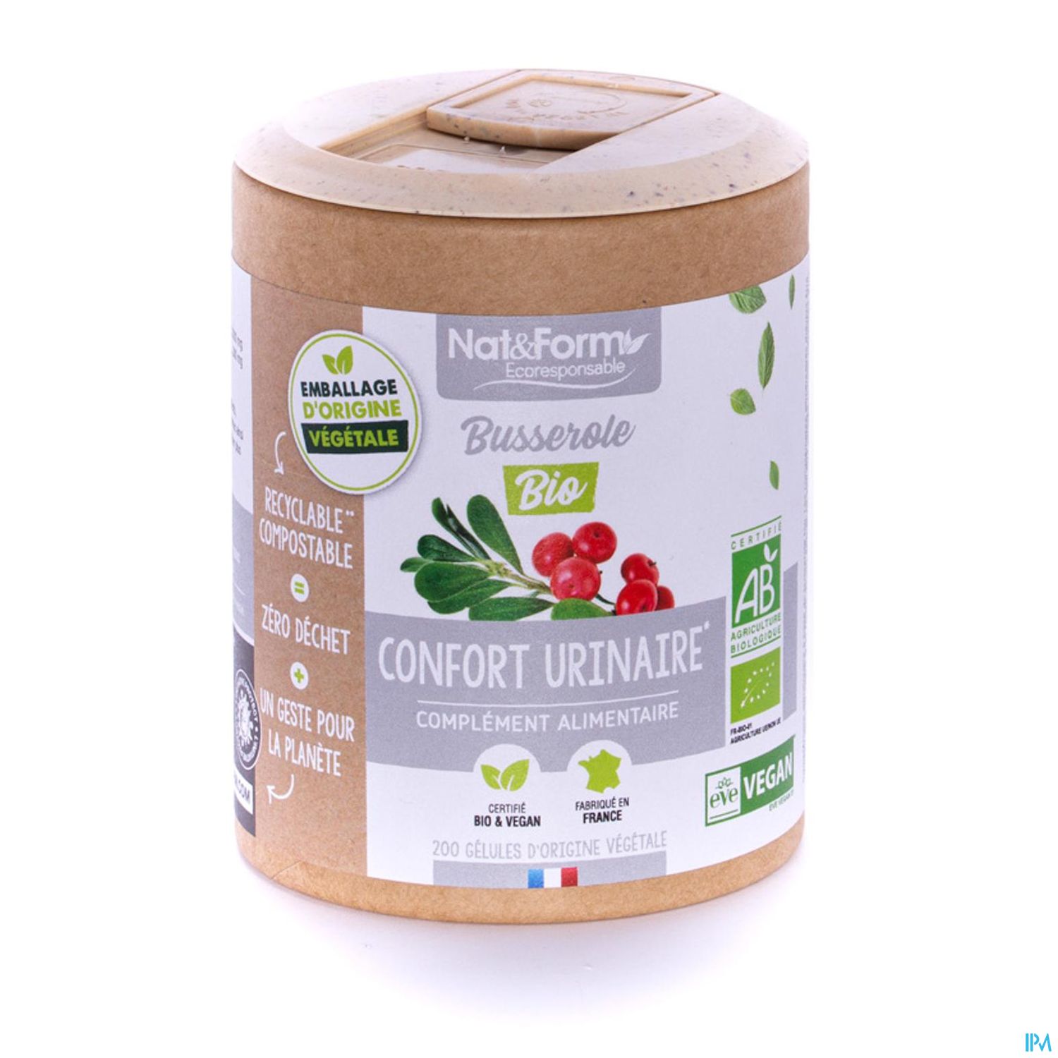 Nat Et Form Ecoresponsable Busserole Bio Gelule Vegetale 200