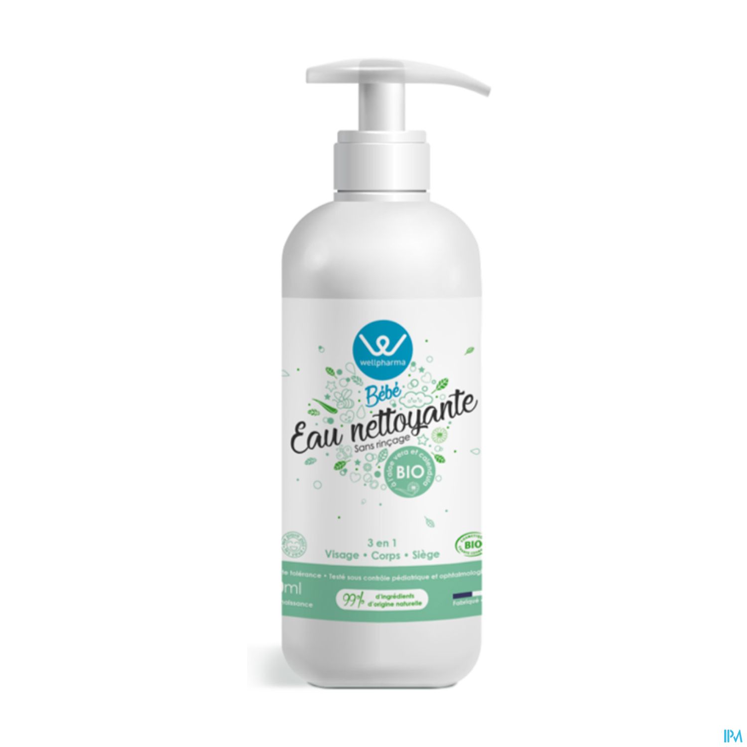 WELLPHARMA BB EAU NETT BIO 500ML