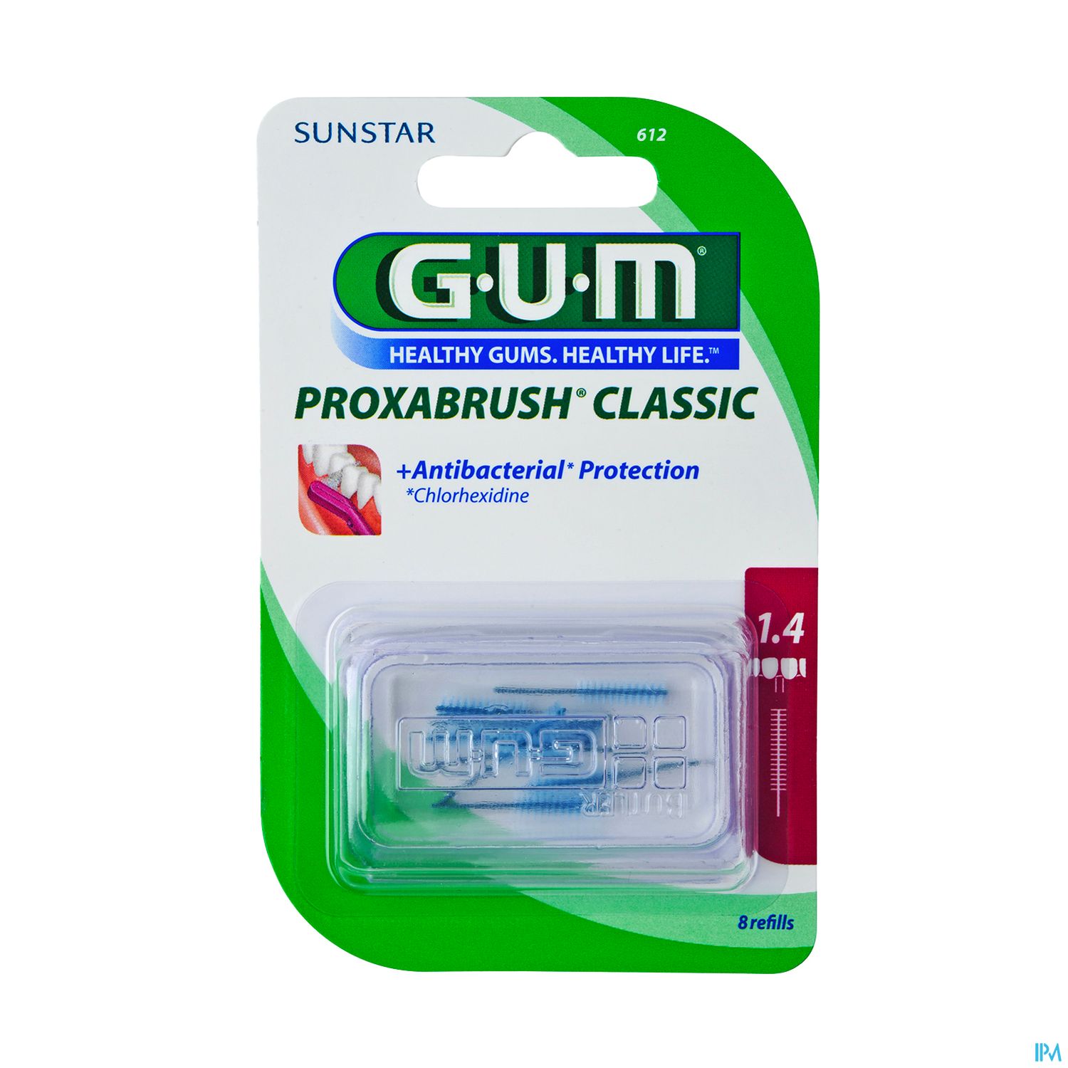 Gum Classic Brossette Interdentaire Rech 1mm4 X8