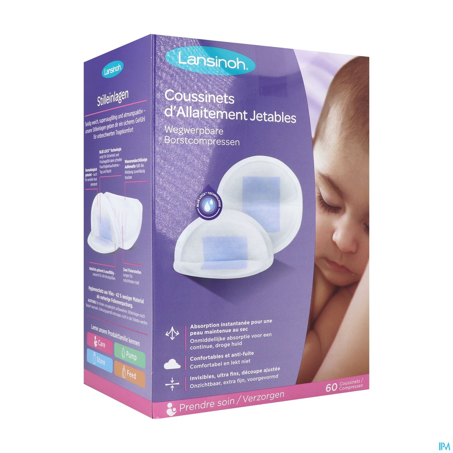 Lansinoh Coussinets D'allaitement Jetables X60