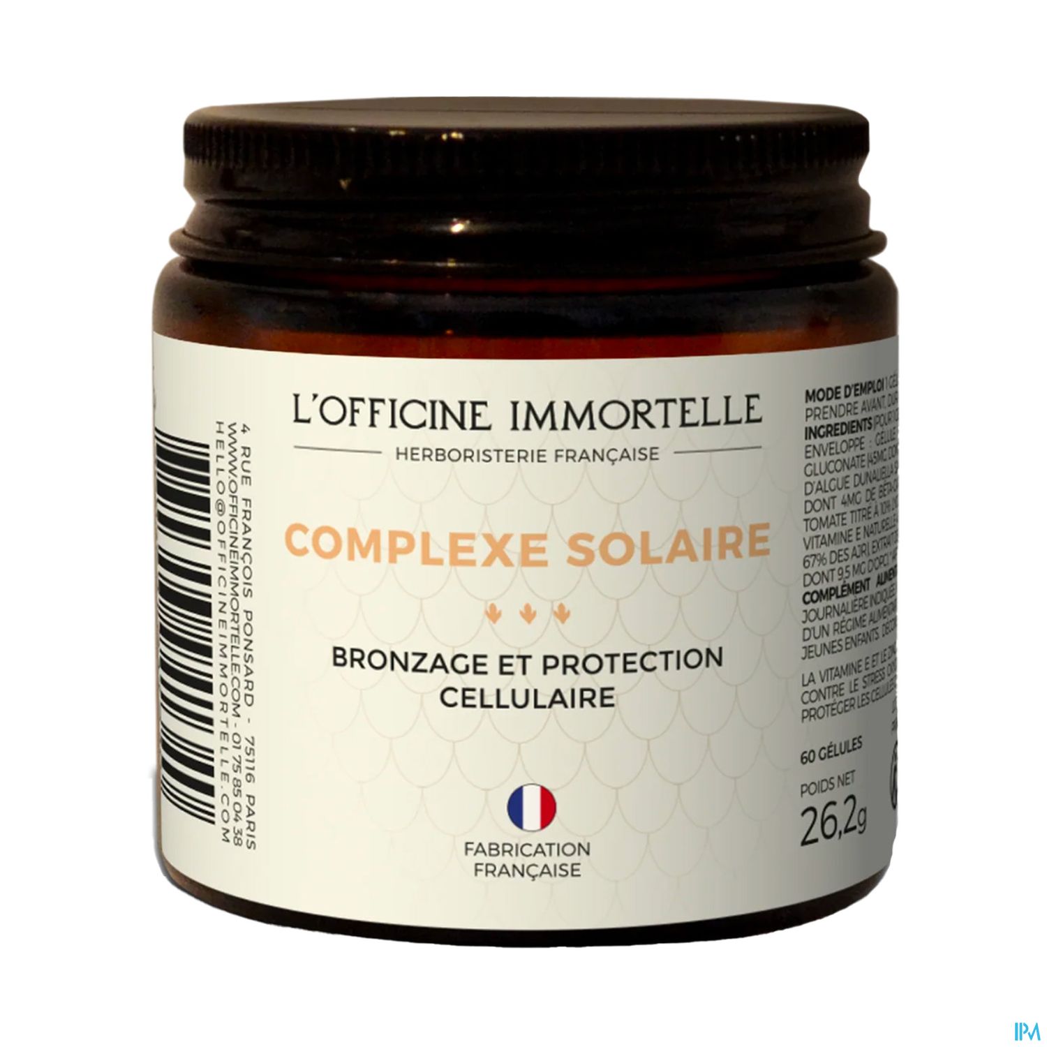 OFF IMMORTEL CPLXE SOLAIRE CAPS 60