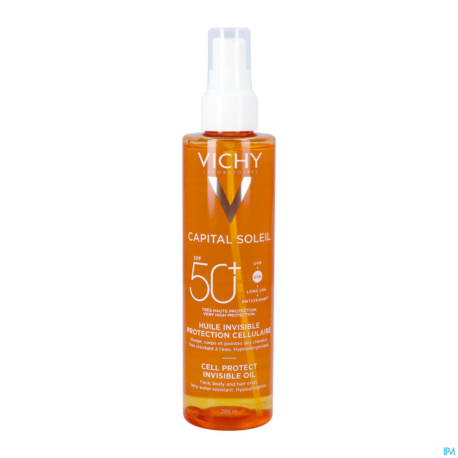 Vichy Capital Soleil Huile Invisible Protection Cellulaire Spf50+ 200ml
