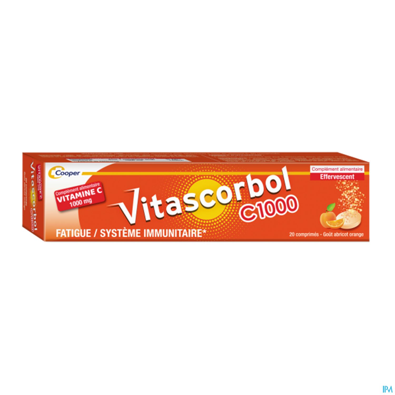 Cooper Vitascorbol C1000 Comprime Effervescent 20