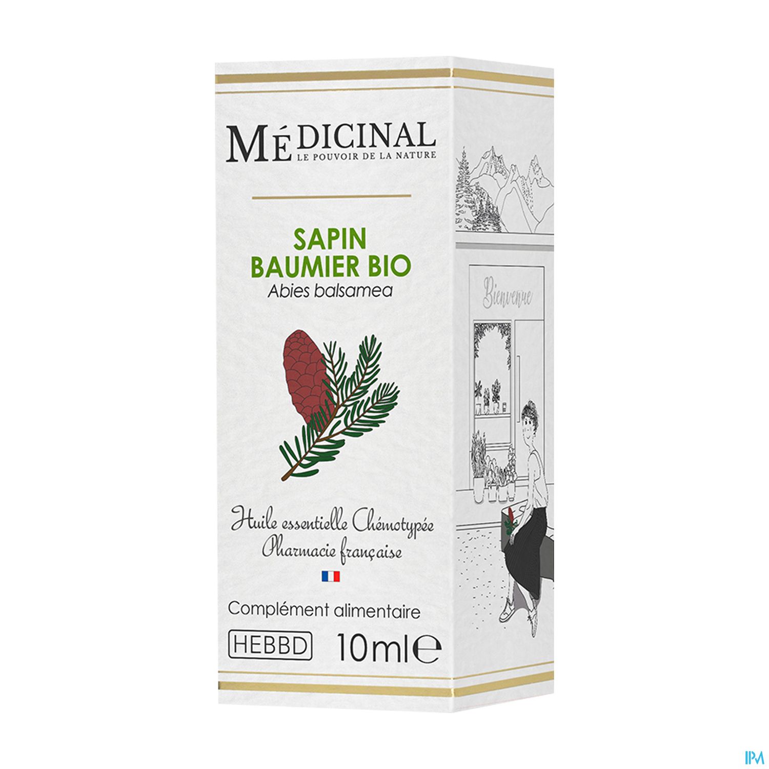Medicinal Huile Essentielle Sapin Baumier Bio 10ml