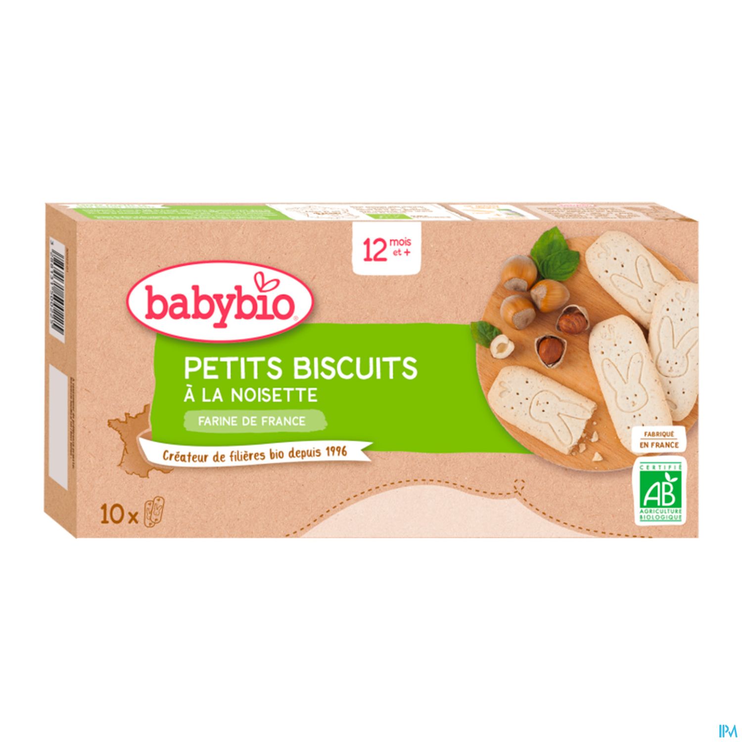 BABYBIO PETIT BISCUIT NOISET 160G