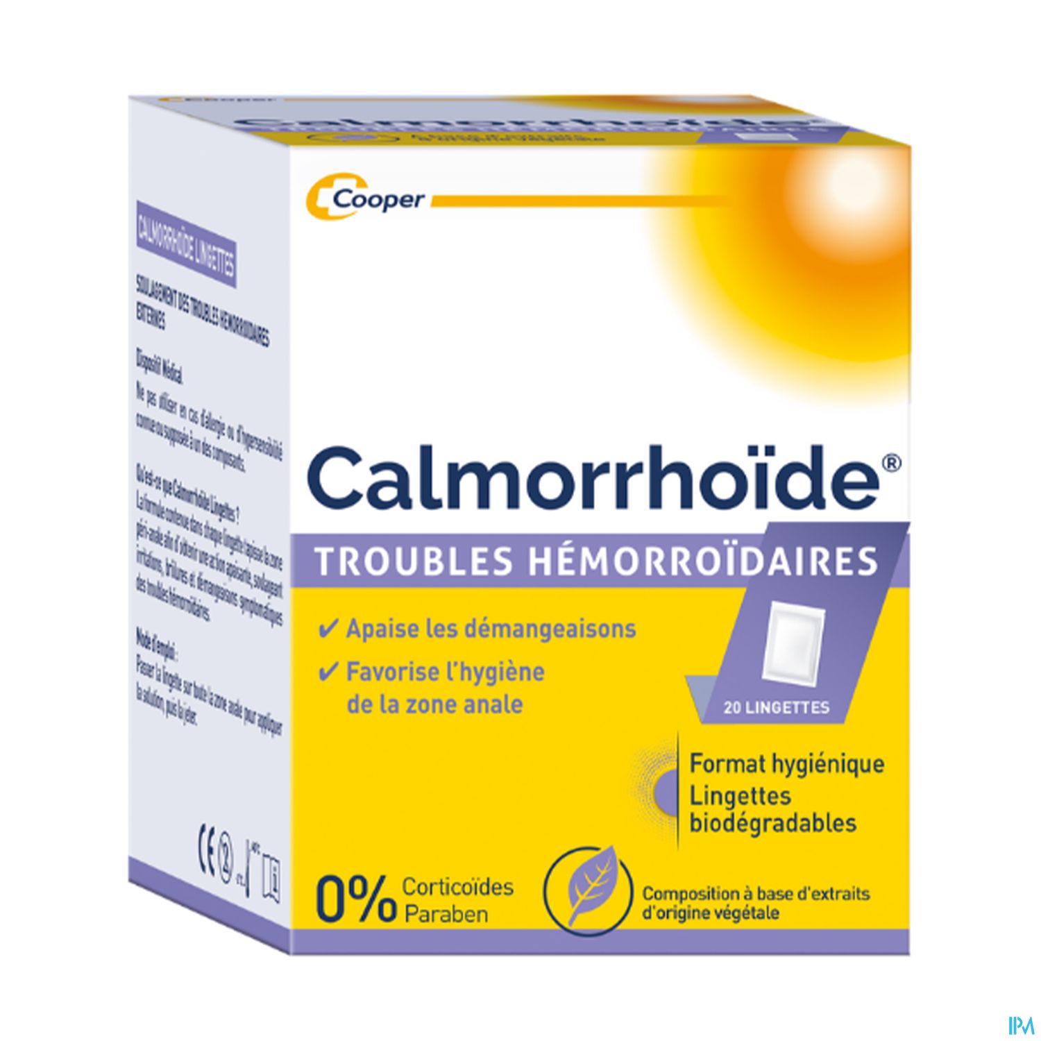 CALMORRHOIDE LINGETTE 20