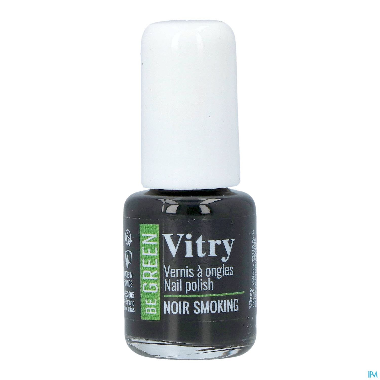 Vitry Be Green Vernis Ongles Noir Smoking 6ml