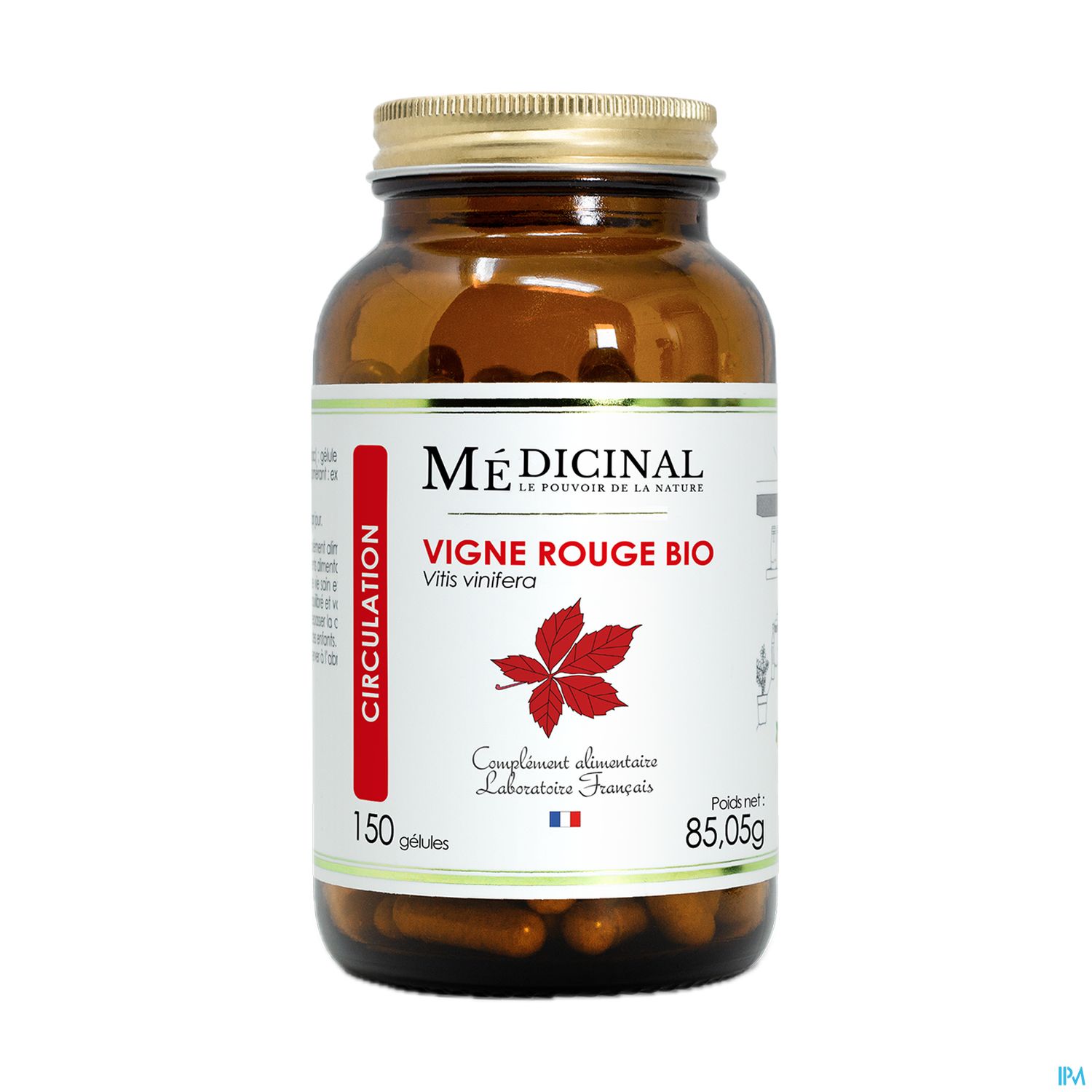 Medicinal Vigne Rouge Bio Gelule 150