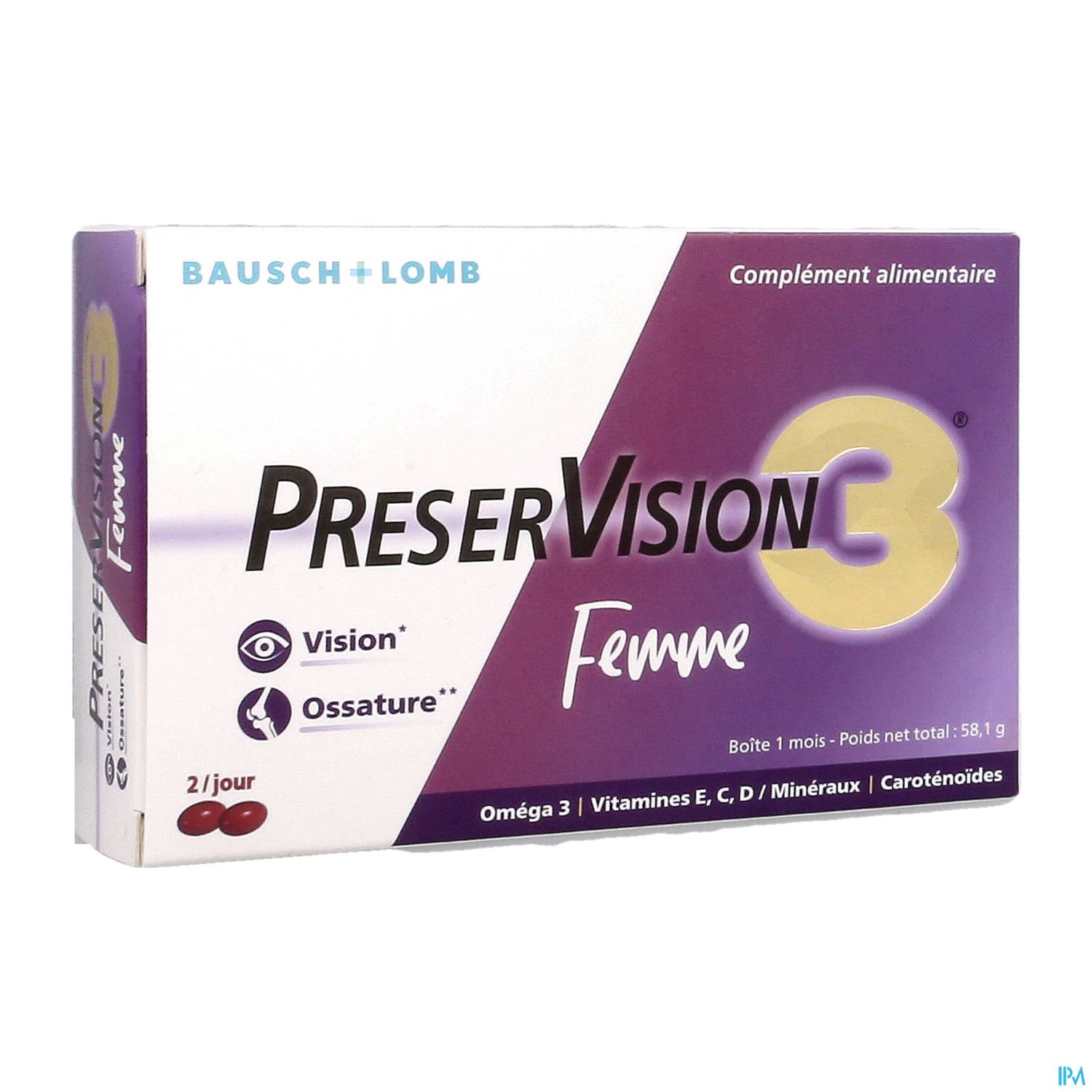 PRESERVISION 3 FEMME CAPS 60