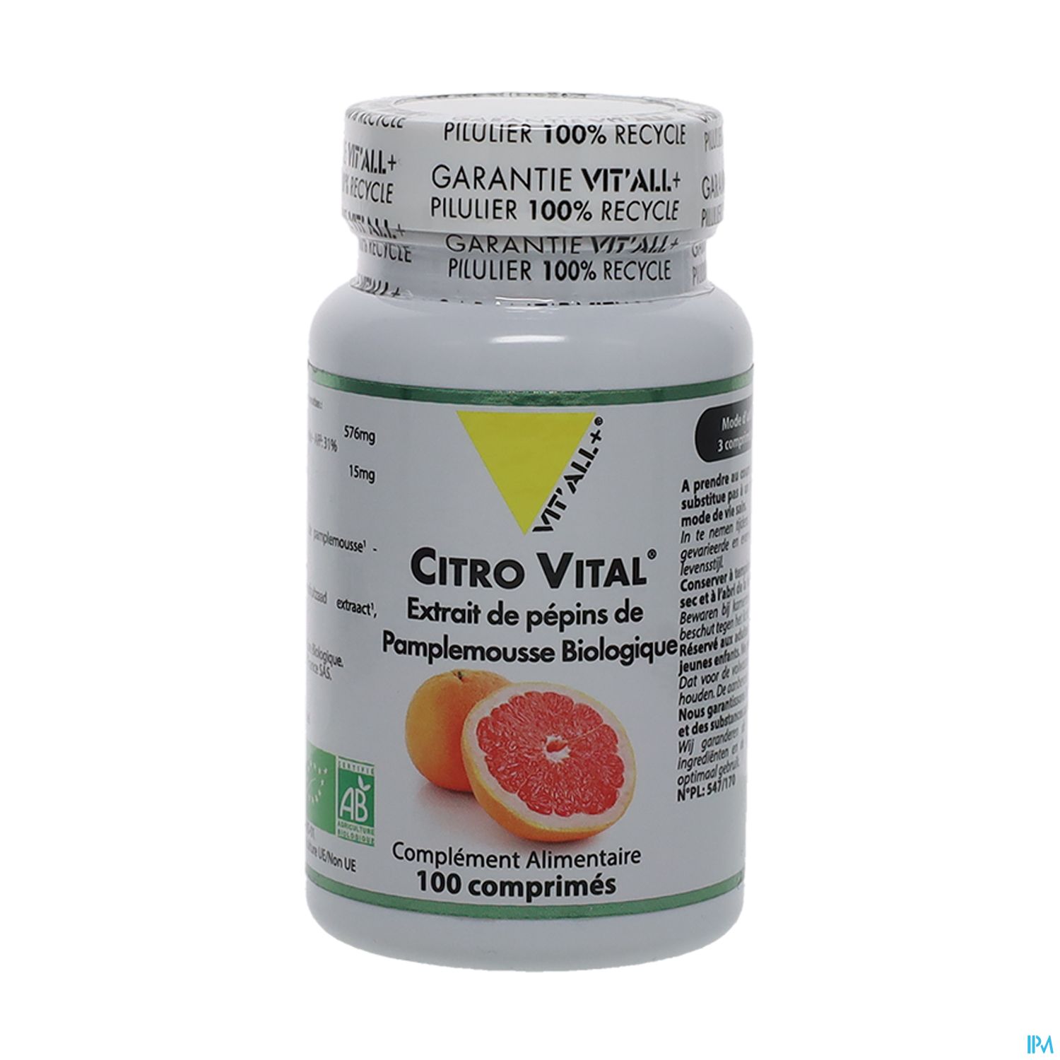 VIT ALL+ CITRO VITAL BIO CPR 100