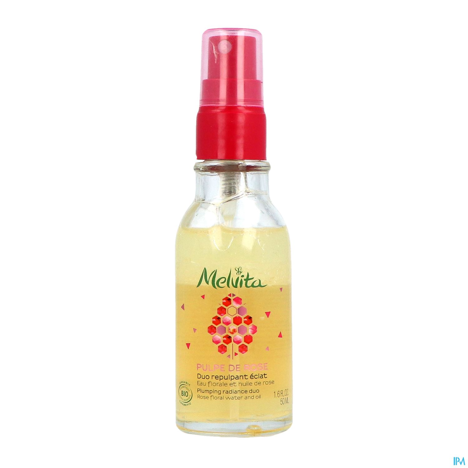 Melvita Pulpe Rose Duo Repulpant Eclat Bio 50ml