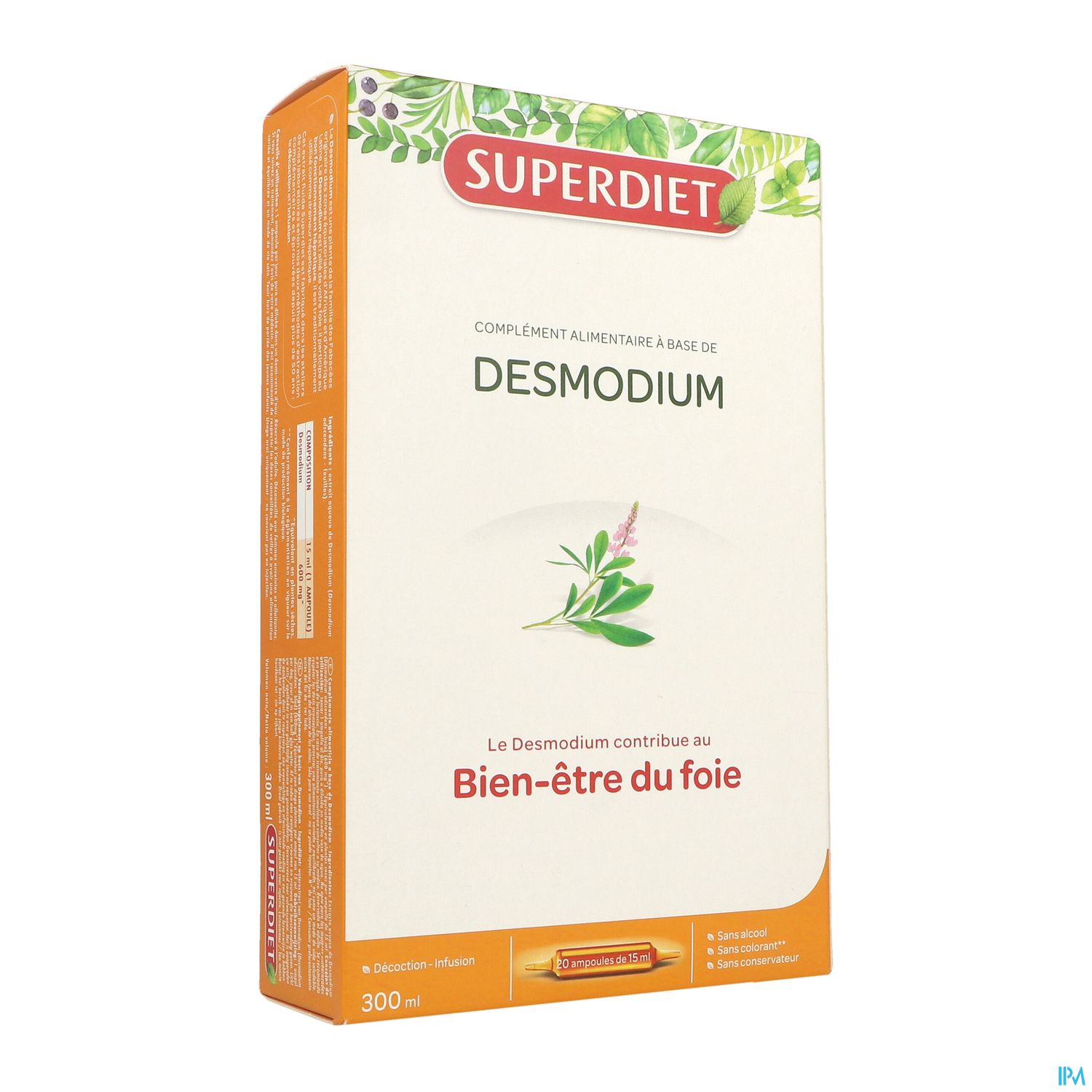 Superdiet Desmodium Ampoule Buvable 15ml 20