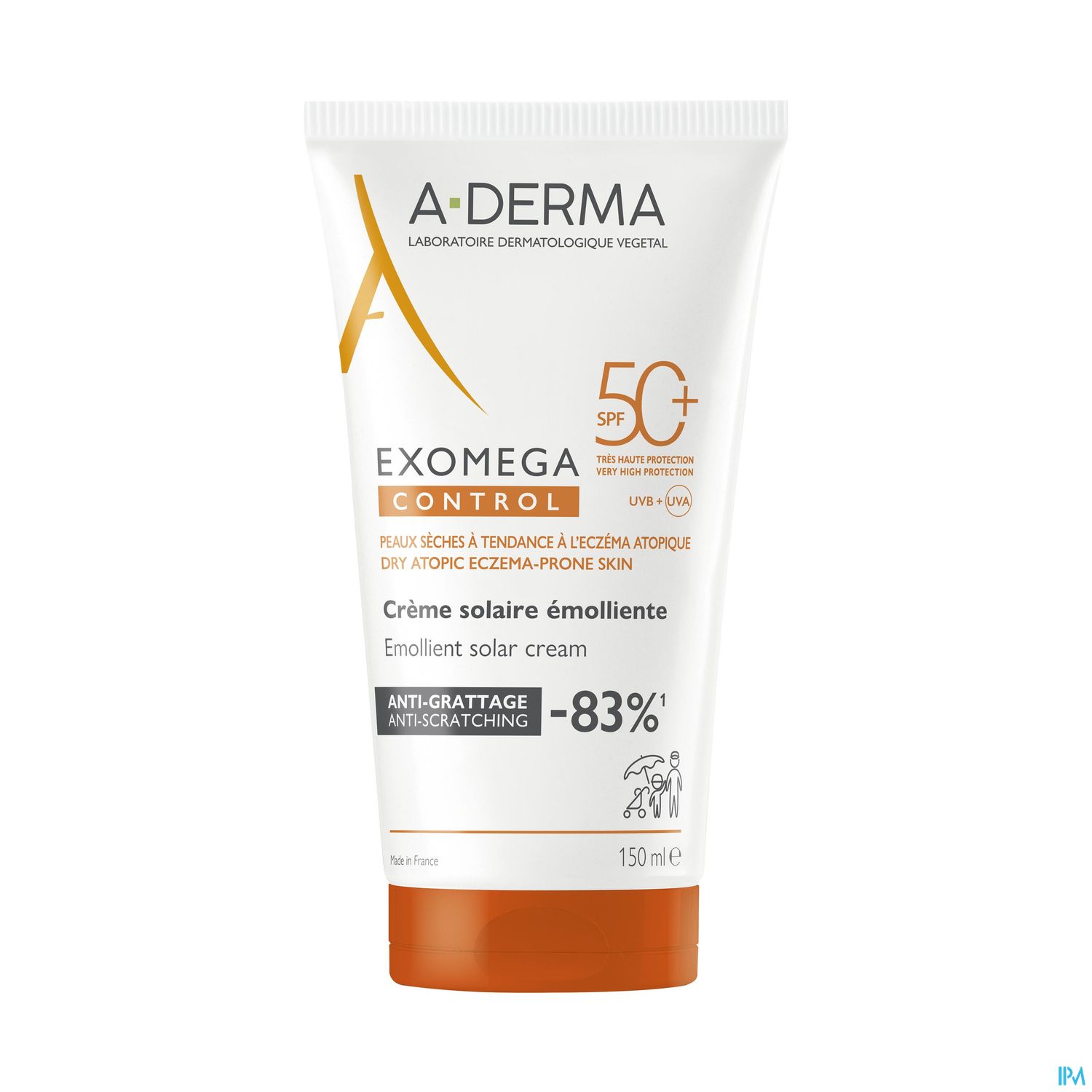 A-DERMA EXOMEGA CR SOL SPF50+150ML