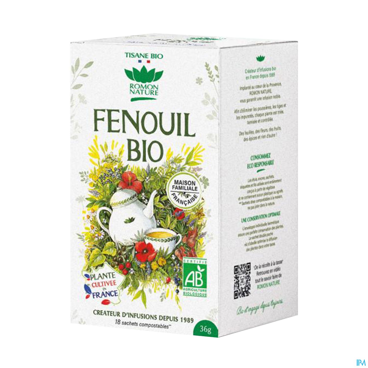 Romon Nature Simples Plantes Cultivees En France Fenouil Bio France Infusette 0g8 18