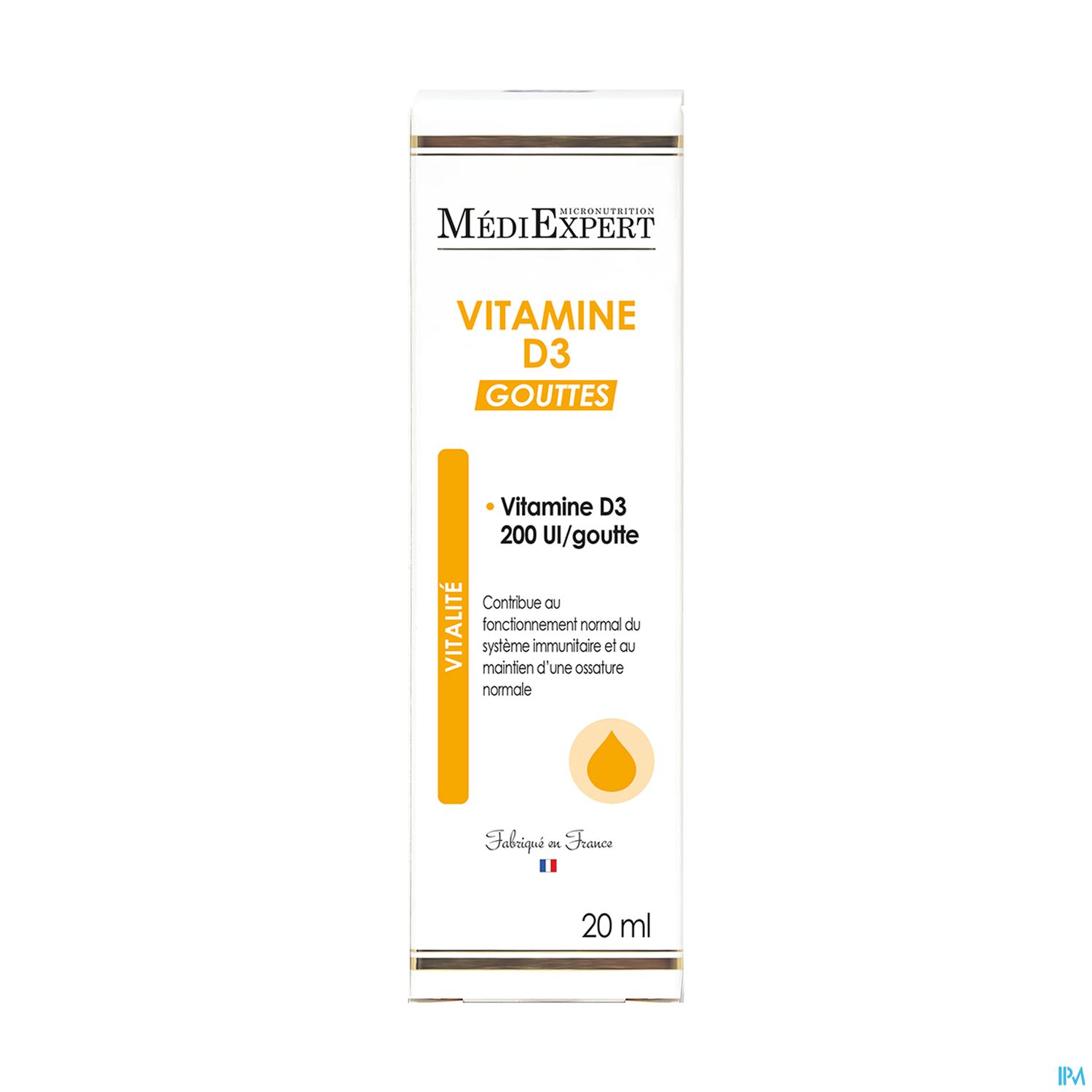 Mediexpert Vitamine D3 Gouttes 20ml