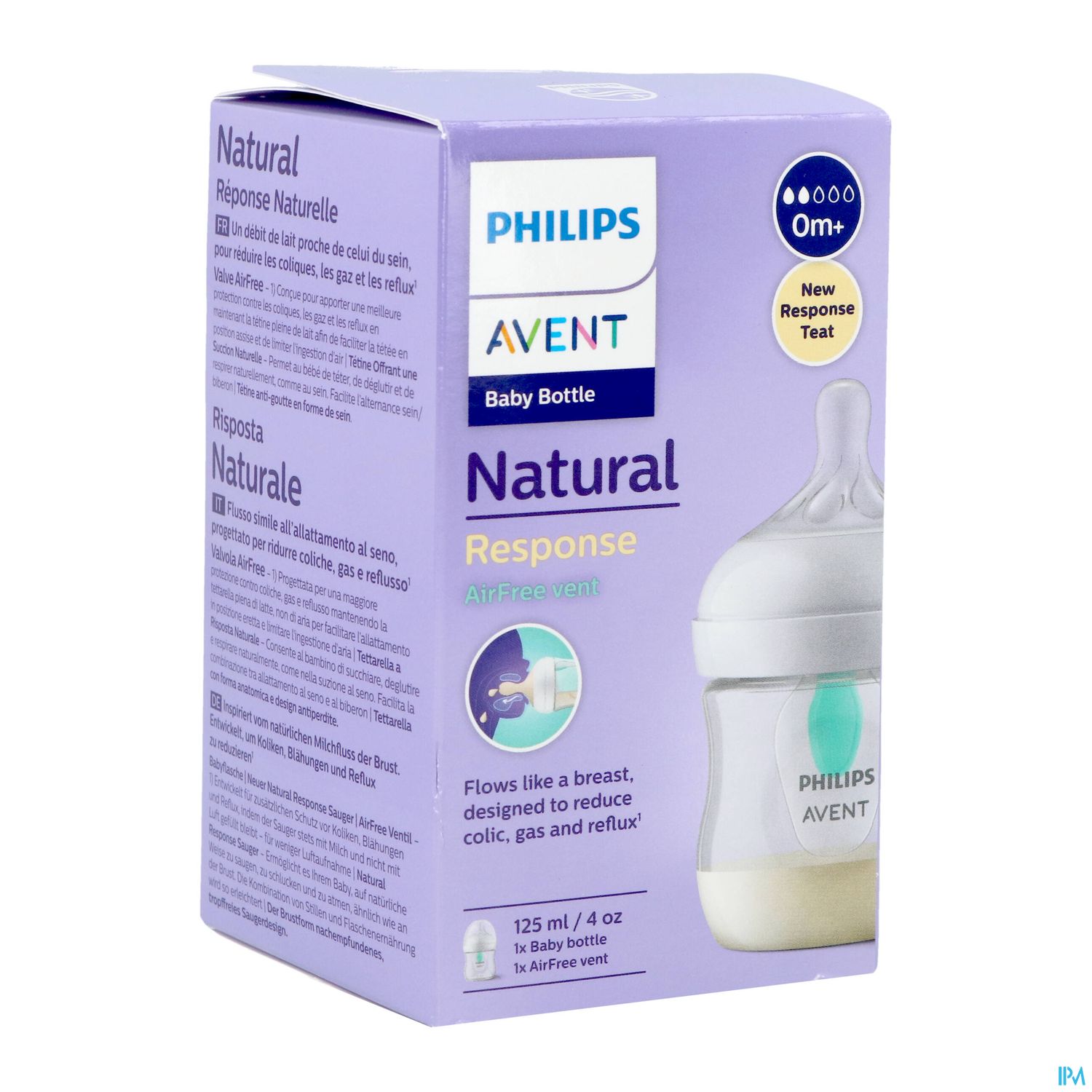 BIB AVENT NAT RESPONSE AC 125ML