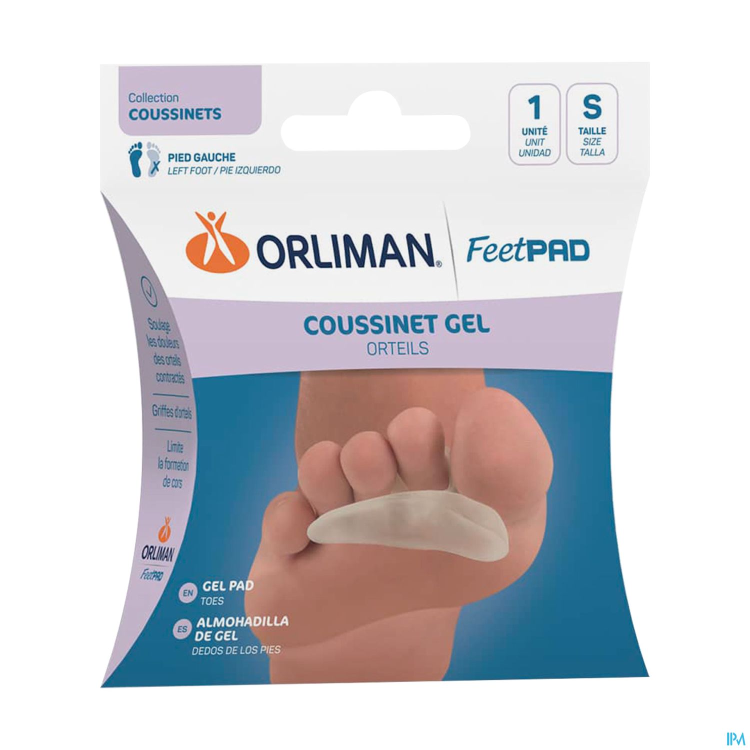 COUSSINET FEETPAD GEL ORTEIL G TL