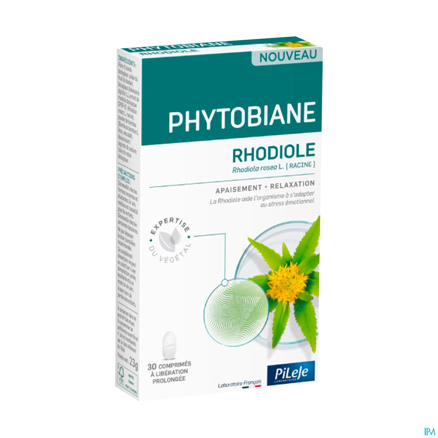 Pileje Phytobiane Rhodiole Comprime Liberation Prolongee 30