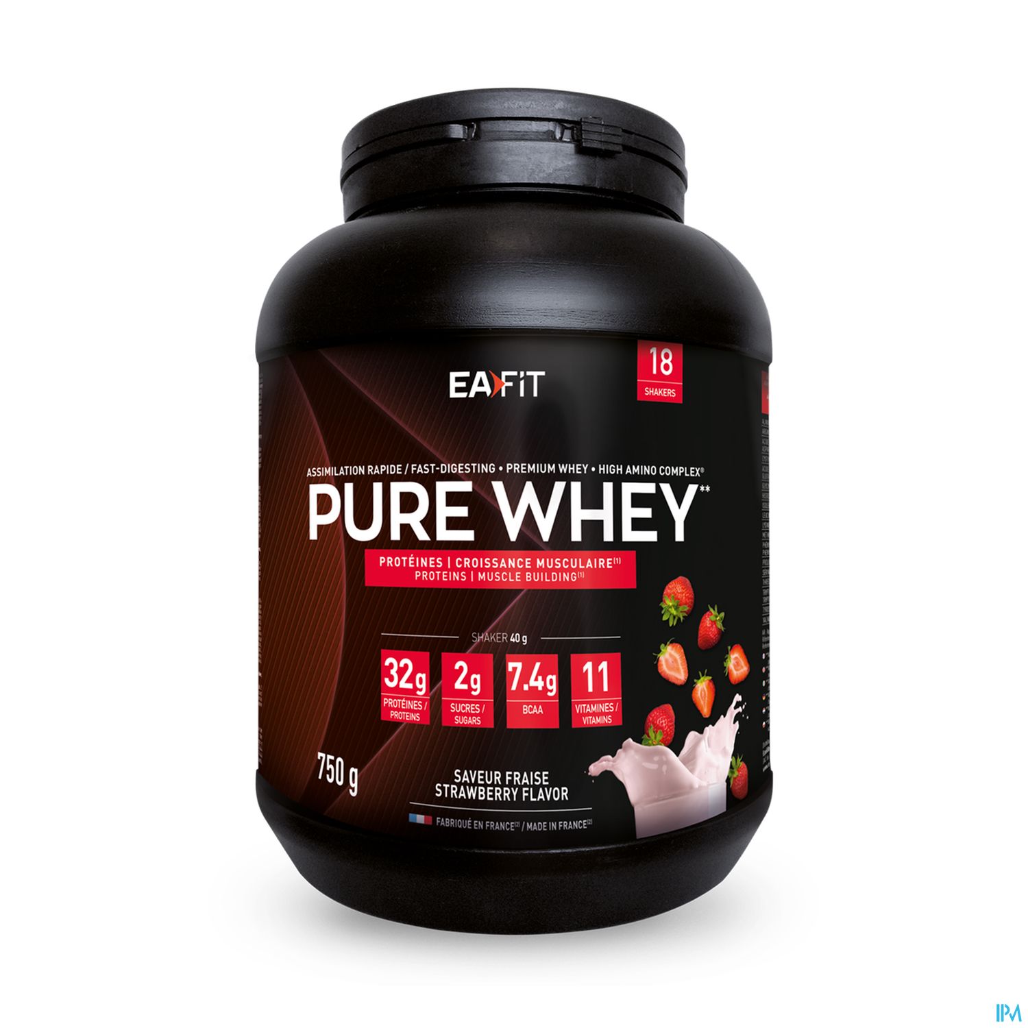 EA-FIT PURE WHEY FRAISE 750G