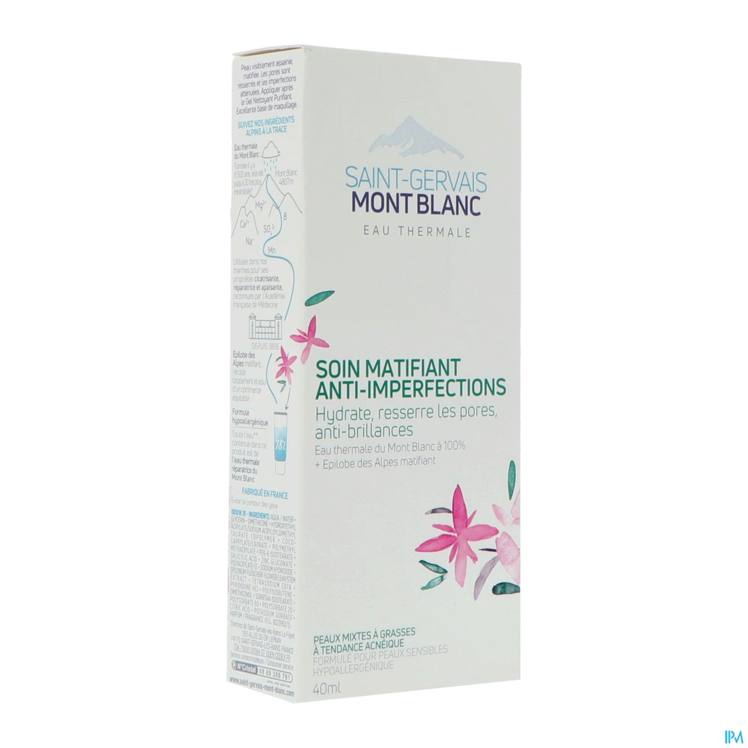 ST GERVAIS HYDRA MAT A/IMPERF 40ML