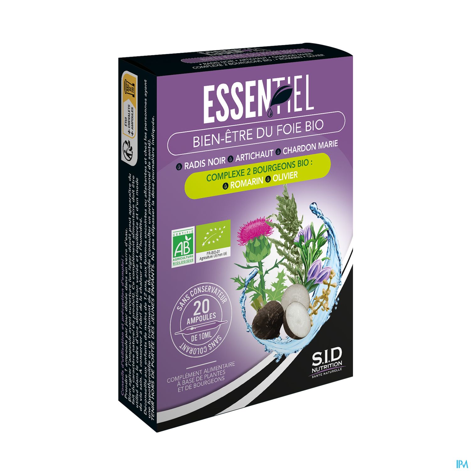 SIDN ESSENTIEL BIENETRE FOIE AMP20